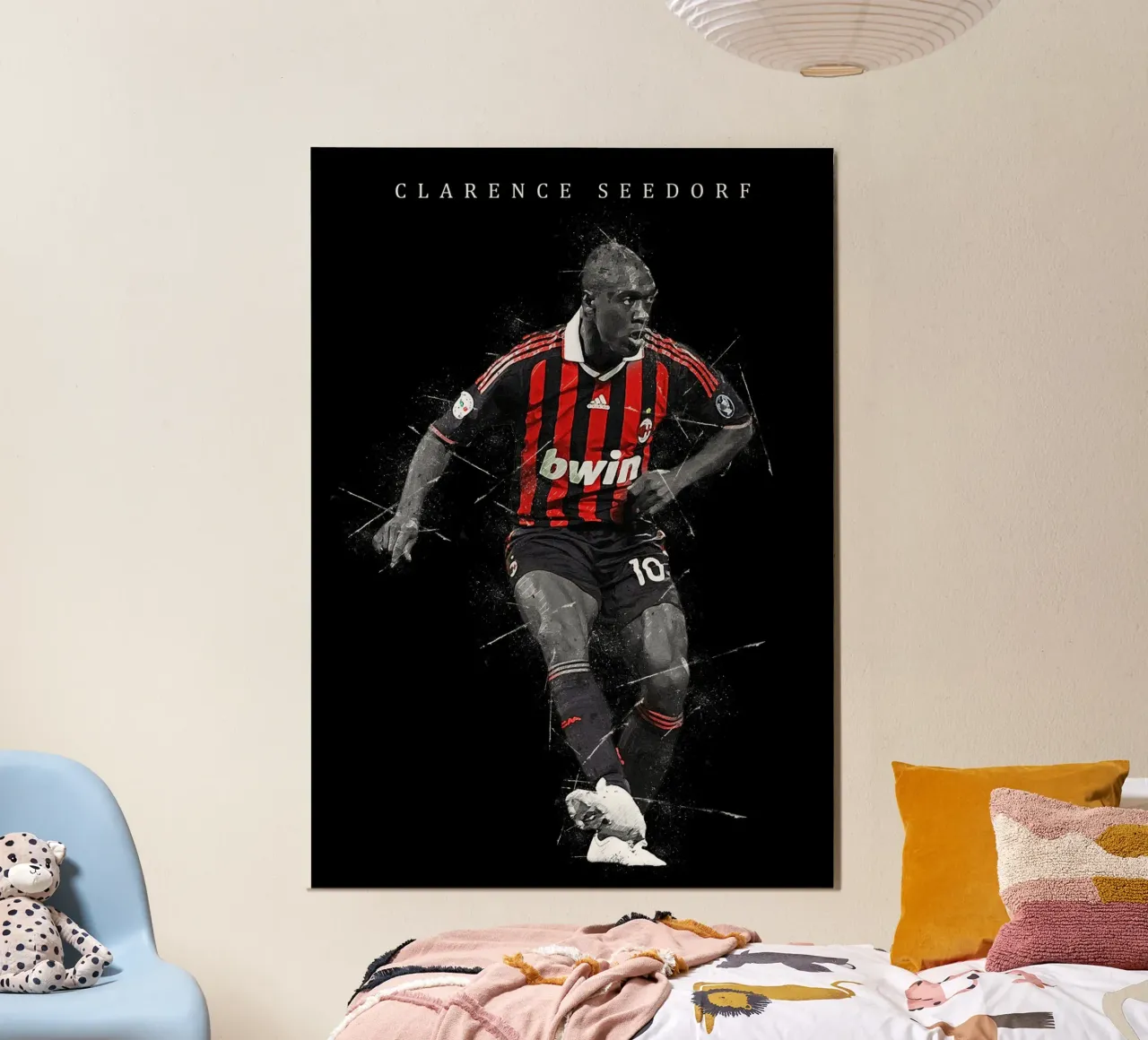 Clarence Seedorf alluminio dibond da tenten