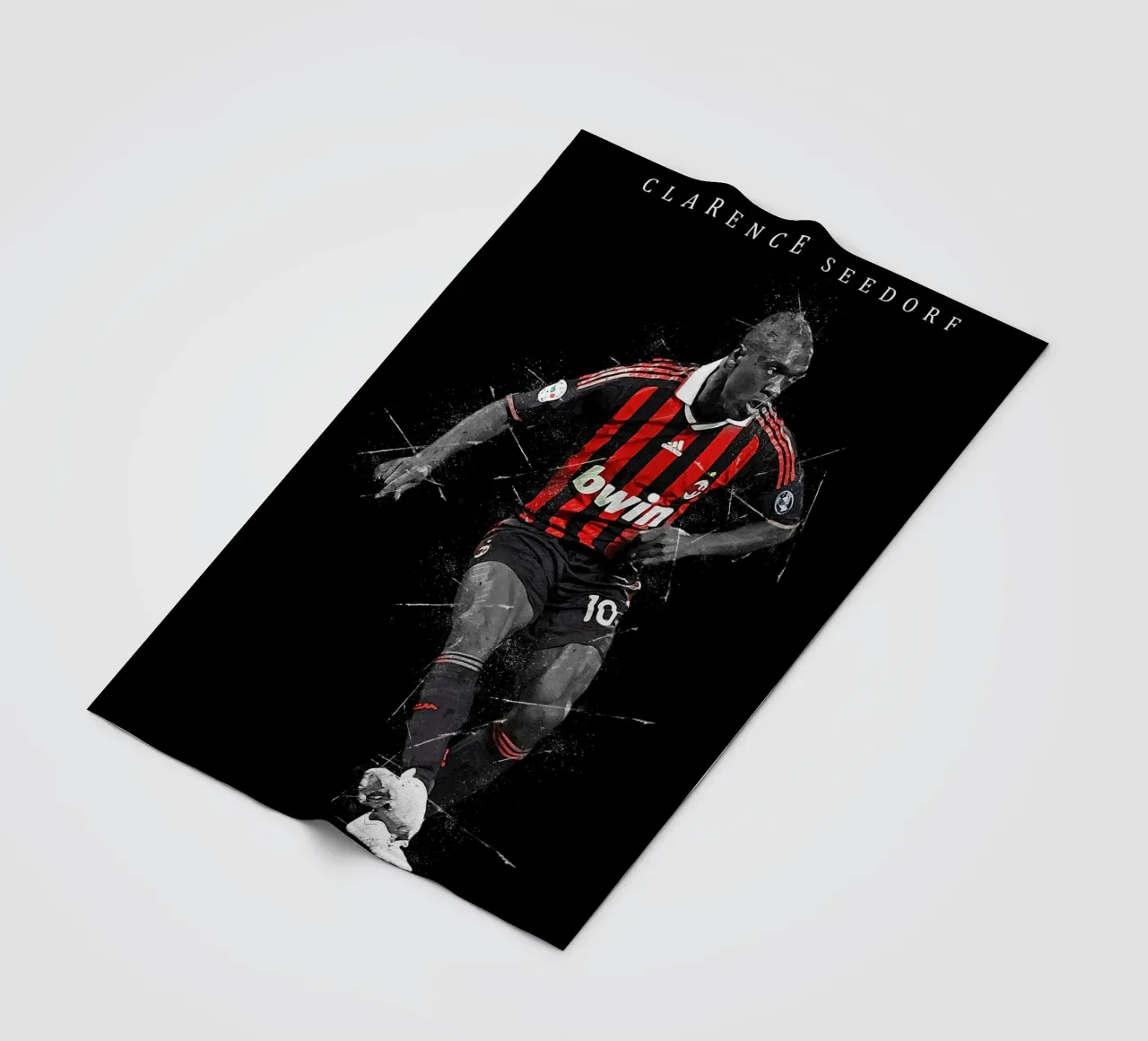 Clarence Seedorf coperta in pile da tenten