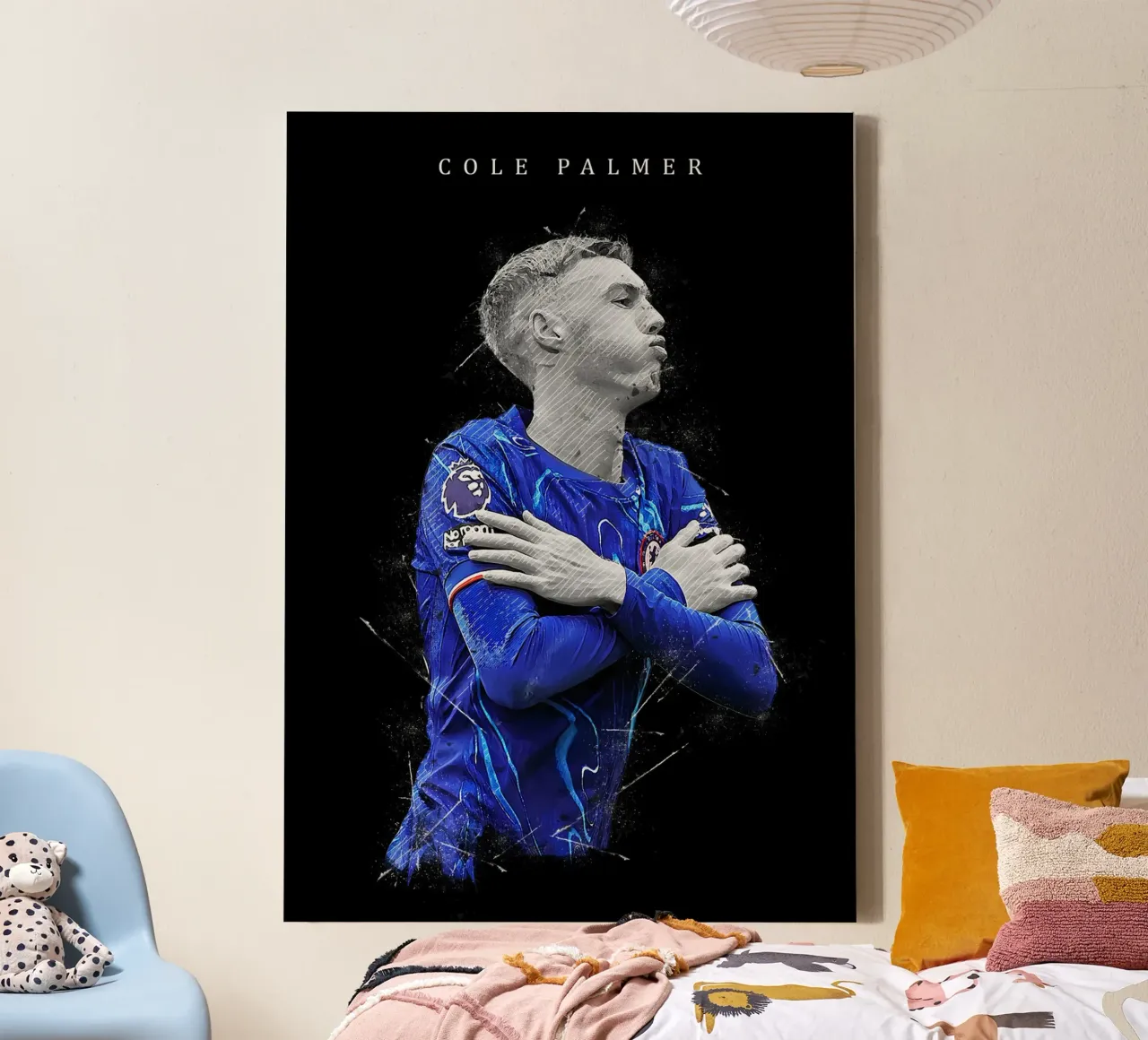 Cole Palmer tela con Cornice a cassetta da tenten