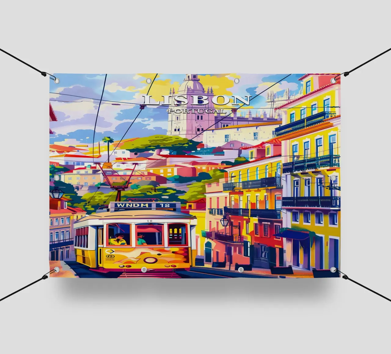 Lisbon Portugal telo in pvc da Travelstudio