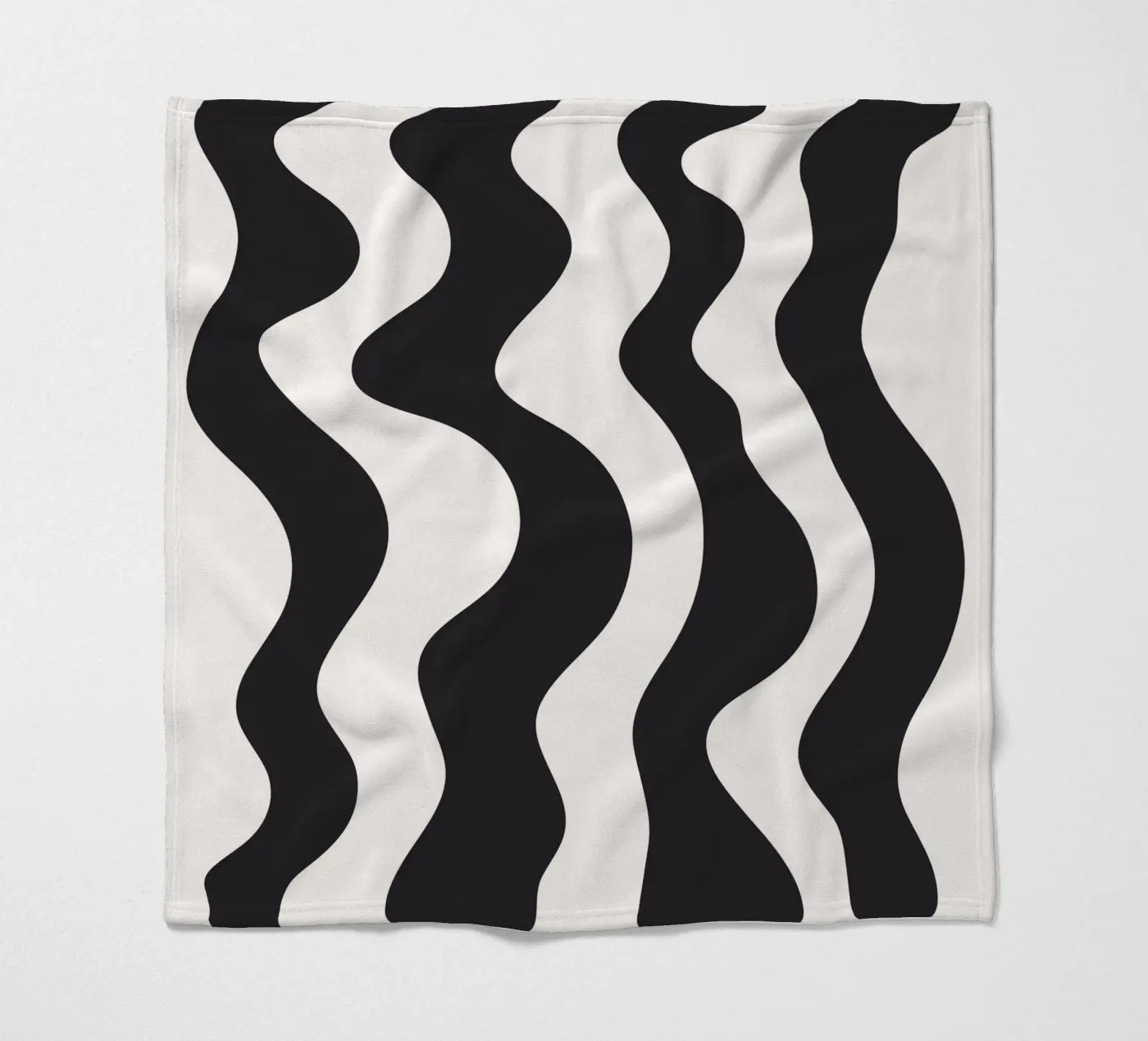 Wavy BW Fleecedecke von Bytenar
