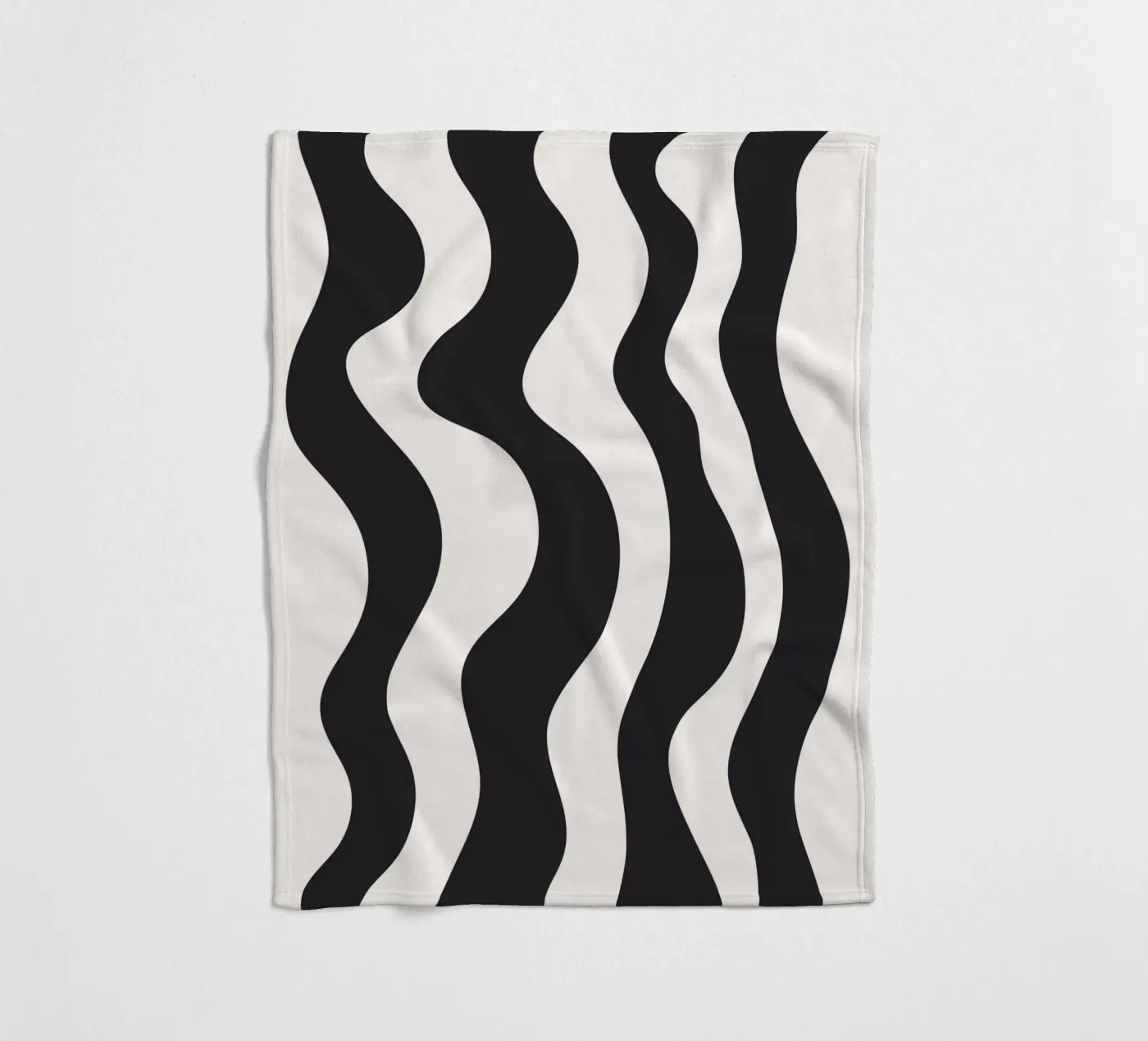 Wavy BW Fleecedecke von Bytenar