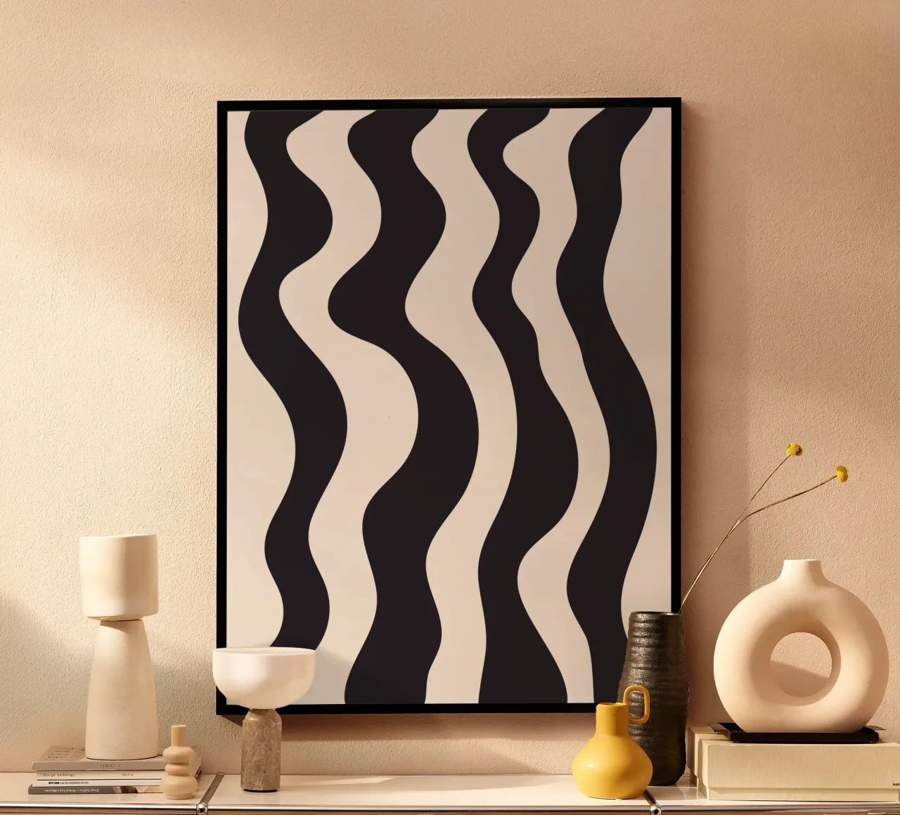 Wavy BW poster da Bytenar