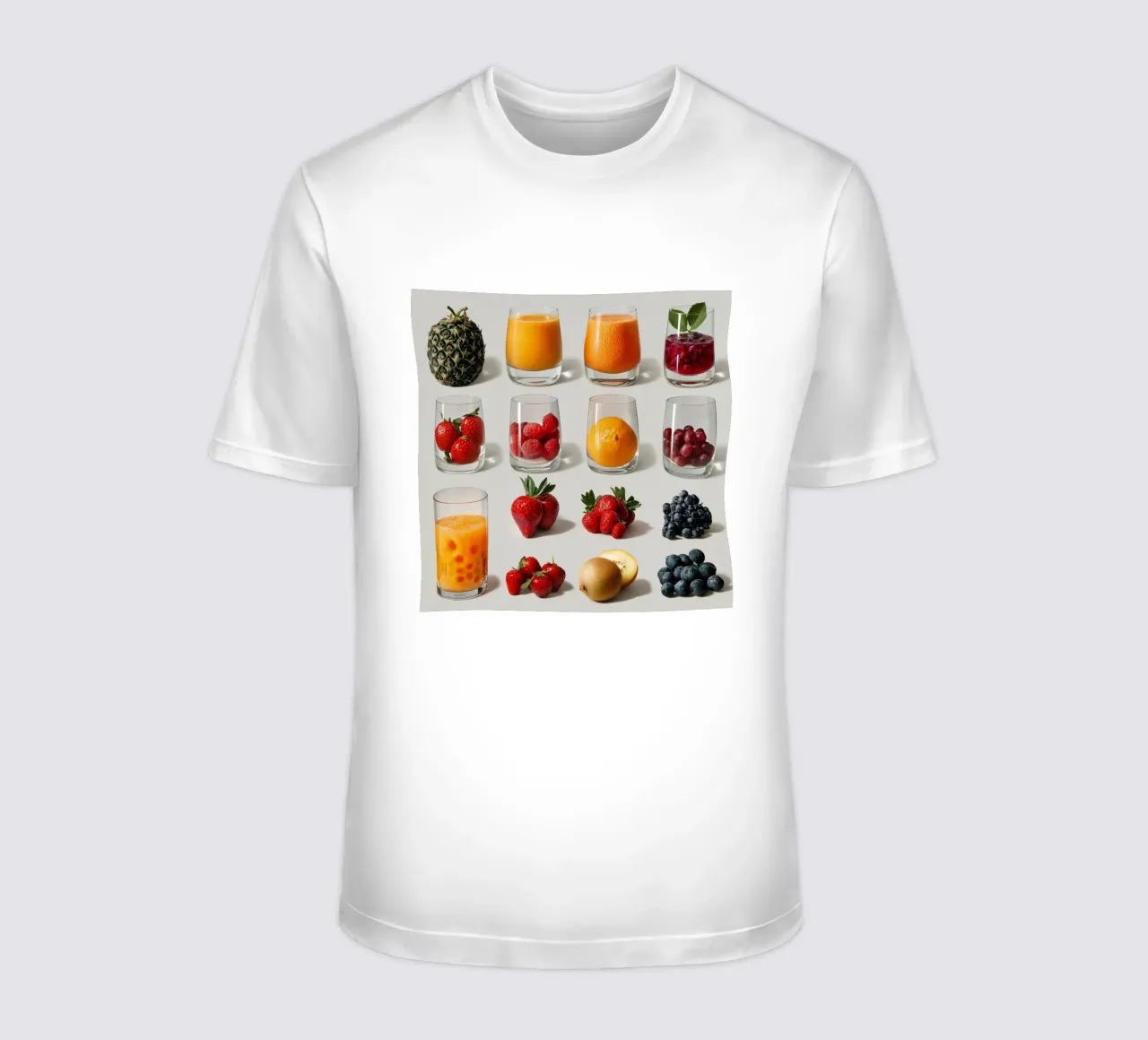 Frutta fresca e colorata t-shirt da Motivate-Today
