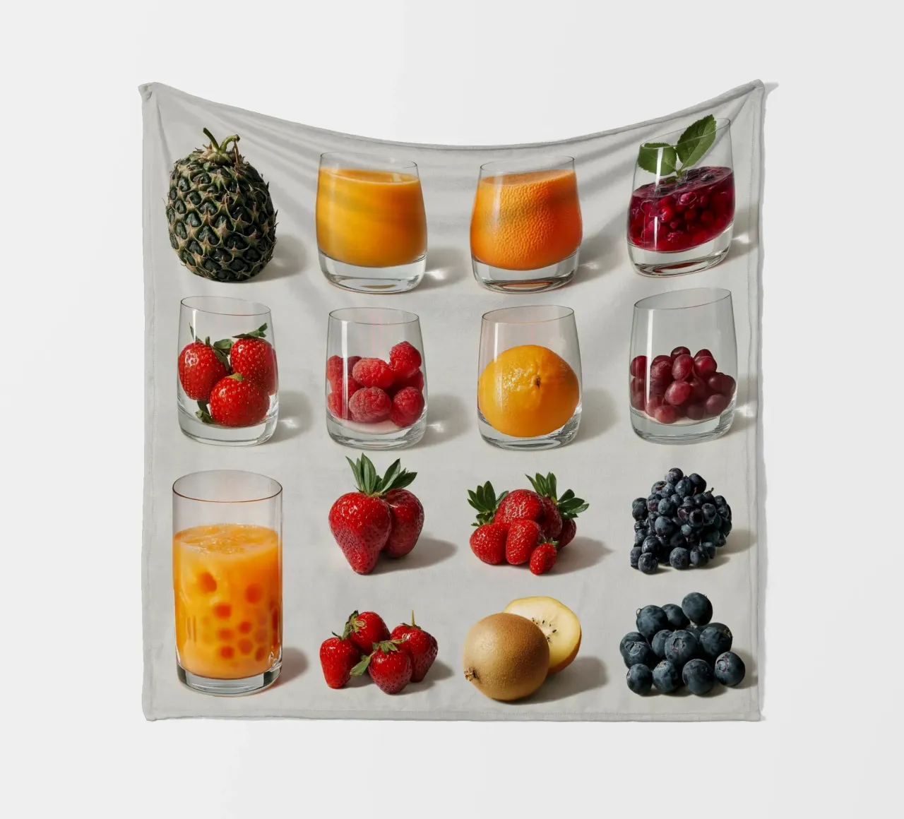 Frutta fresca e colorata coperta in pile da Motivate-Today