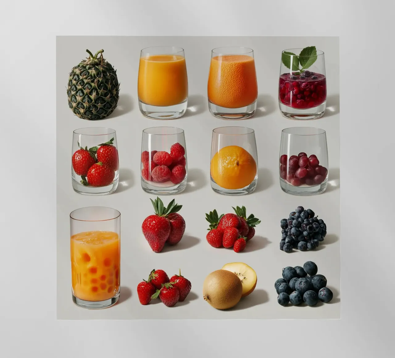 Frutta fresca e colorata pellicola backlit da Motivate-Today