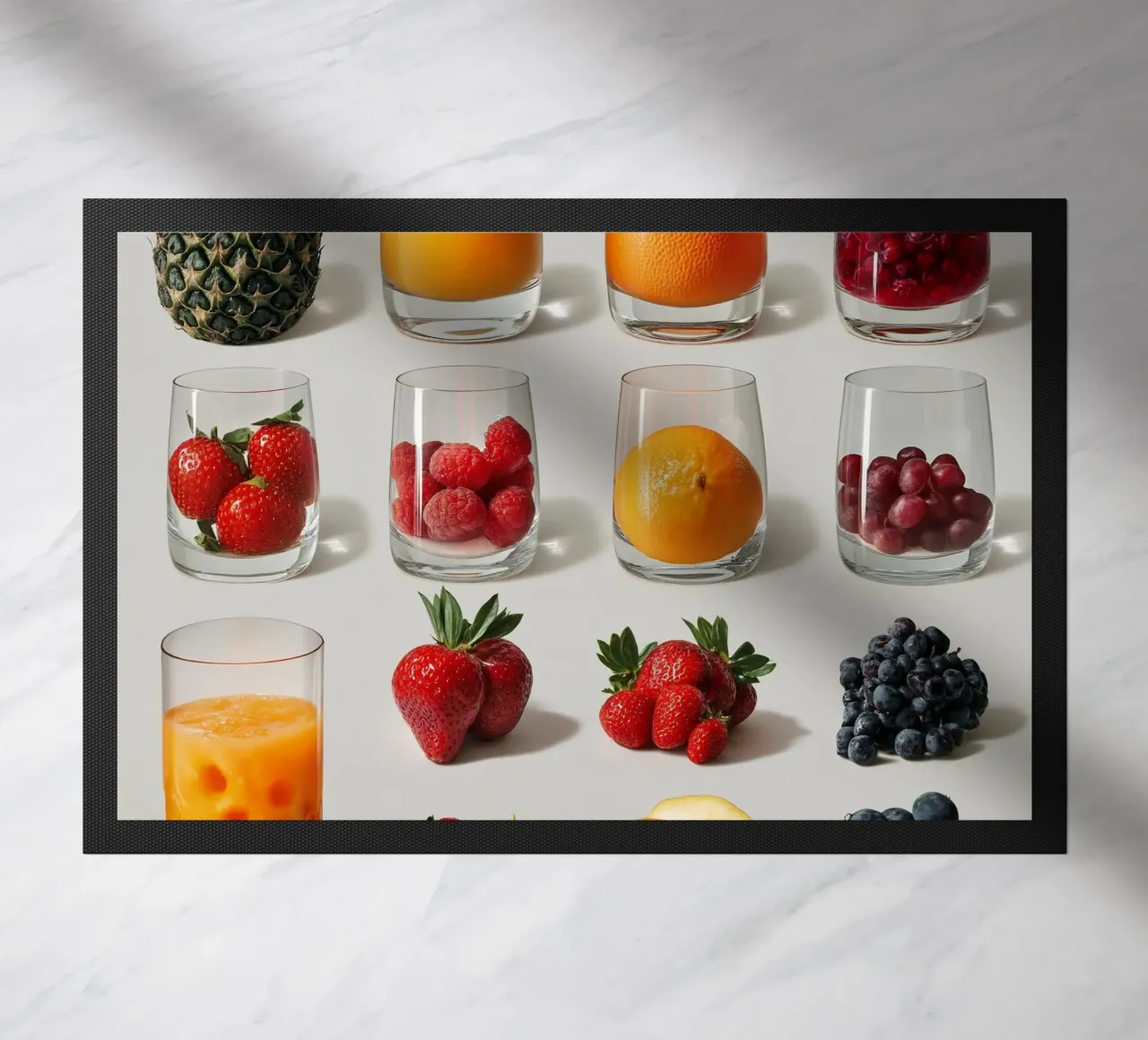 Frutta fresca e colorata zerbino da Motivate-Today