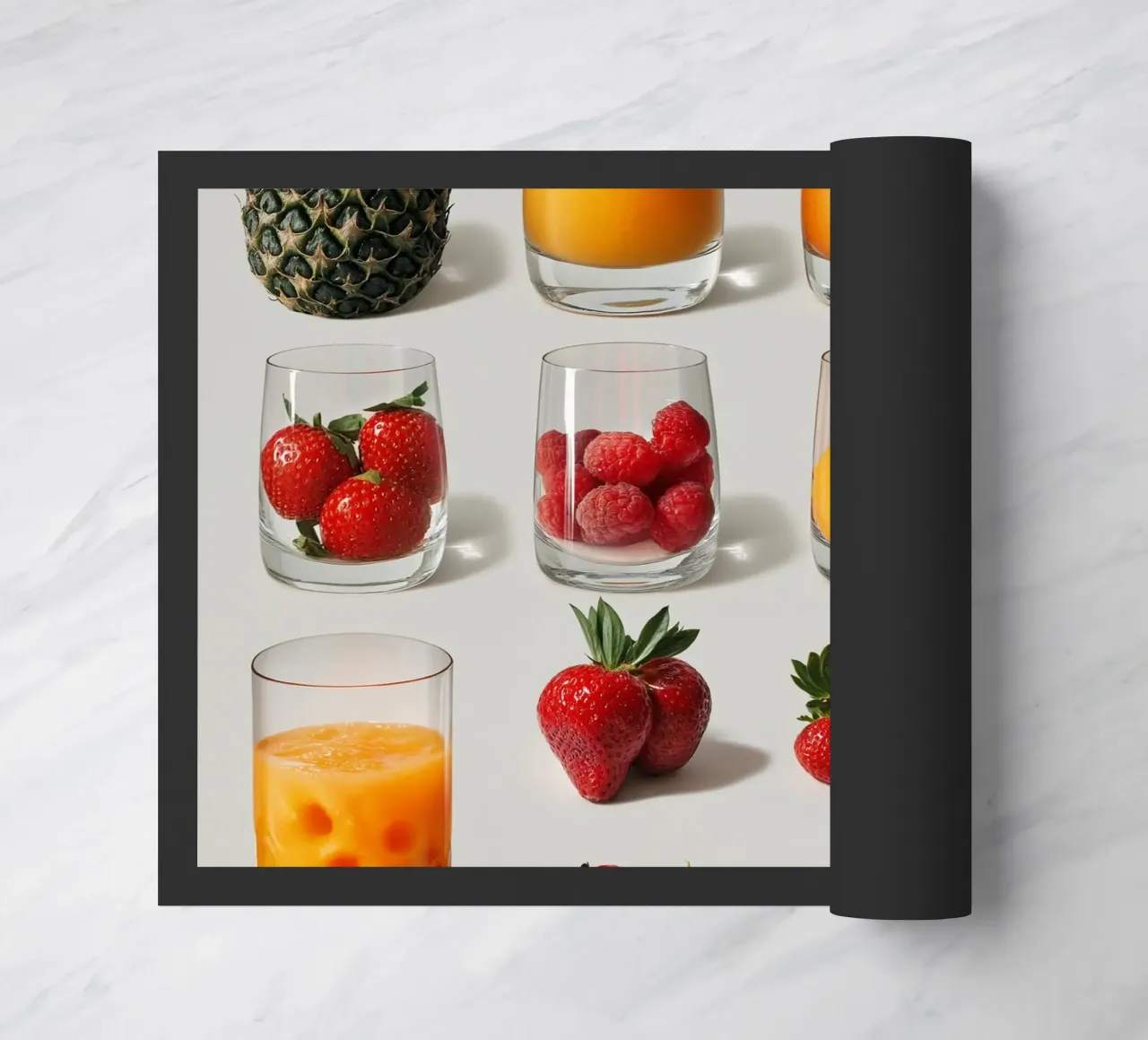 Frutta fresca e colorata zerbino da Motivate-Today