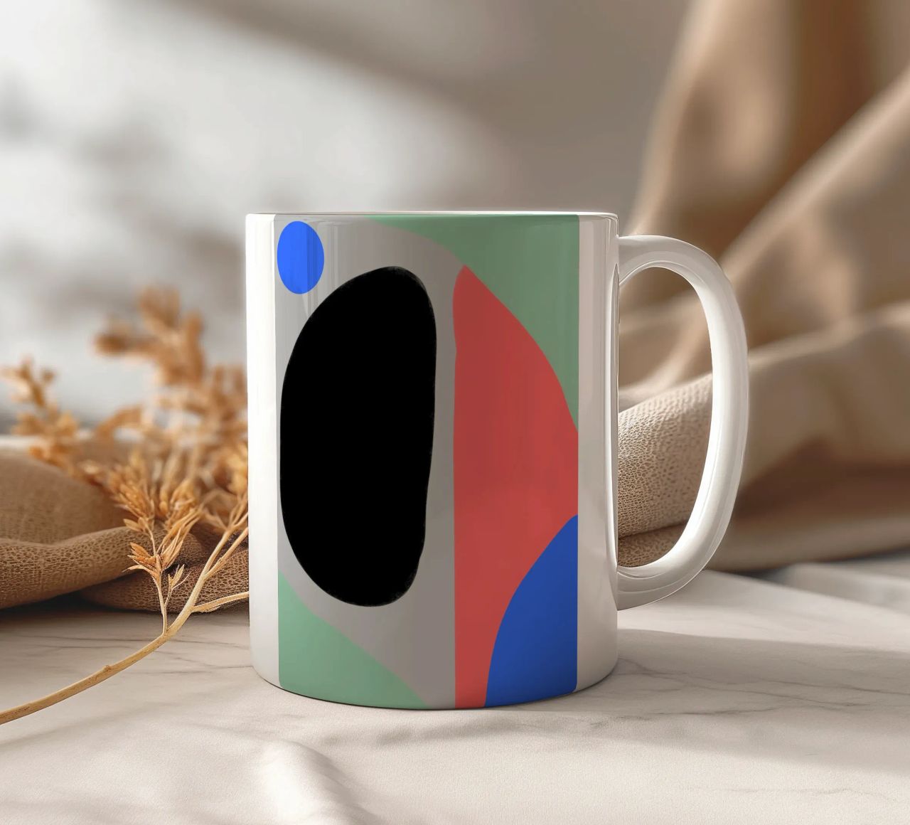 Infinite Motion tazza in ceramica da Mathudace Créas