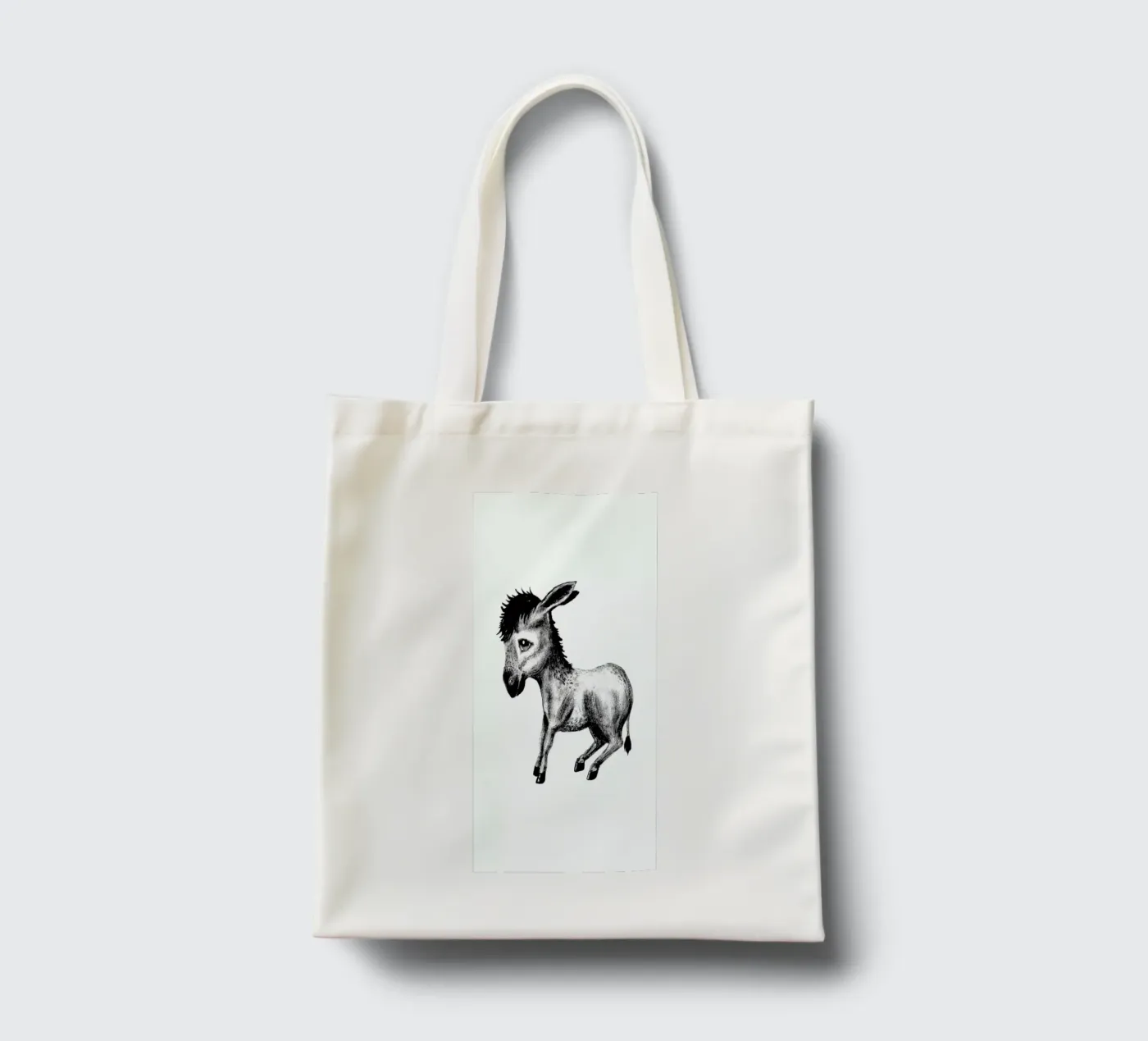 Donkey tote bag by Tvinkla