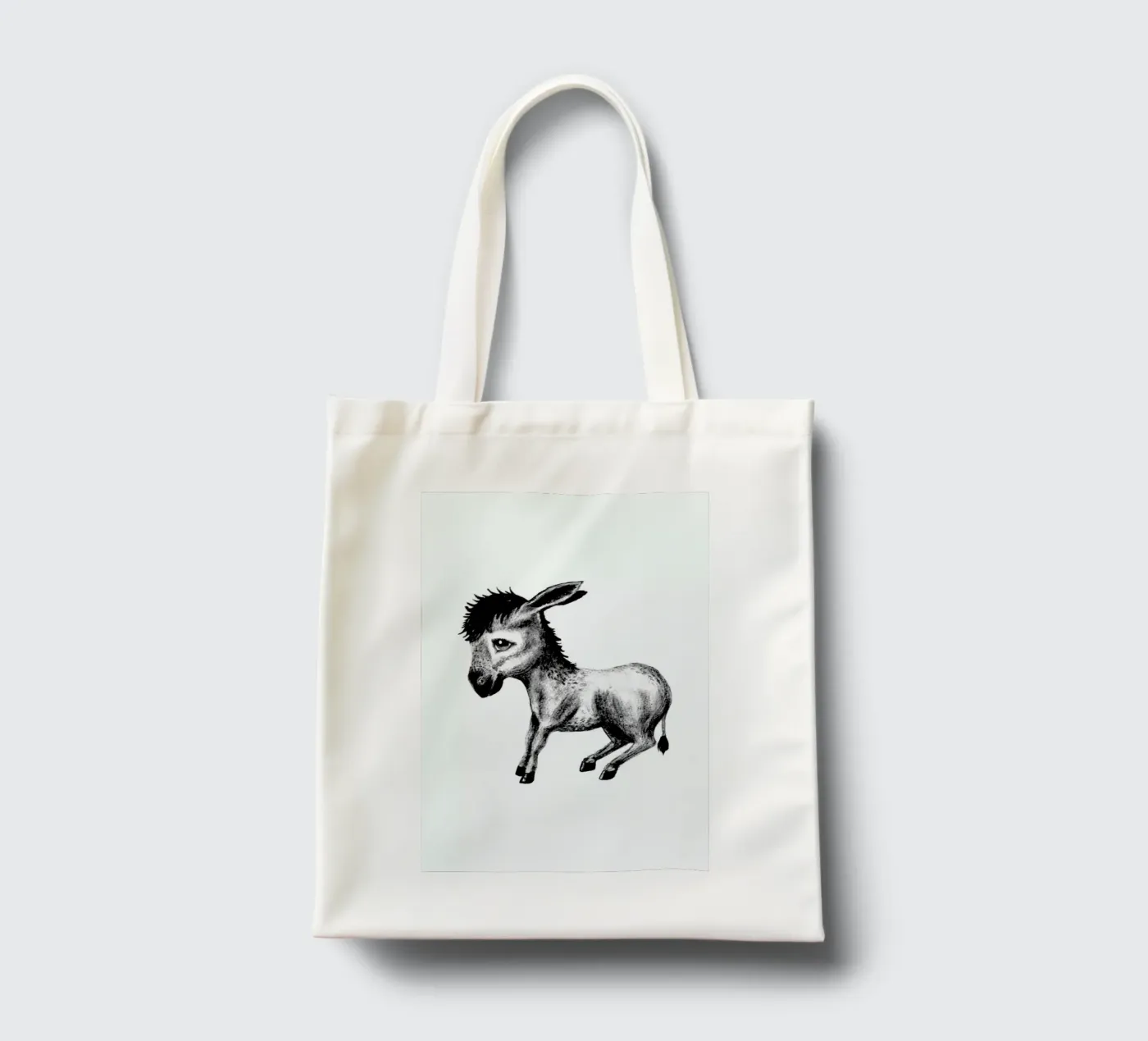 Donkey tote bag by Tvinkla