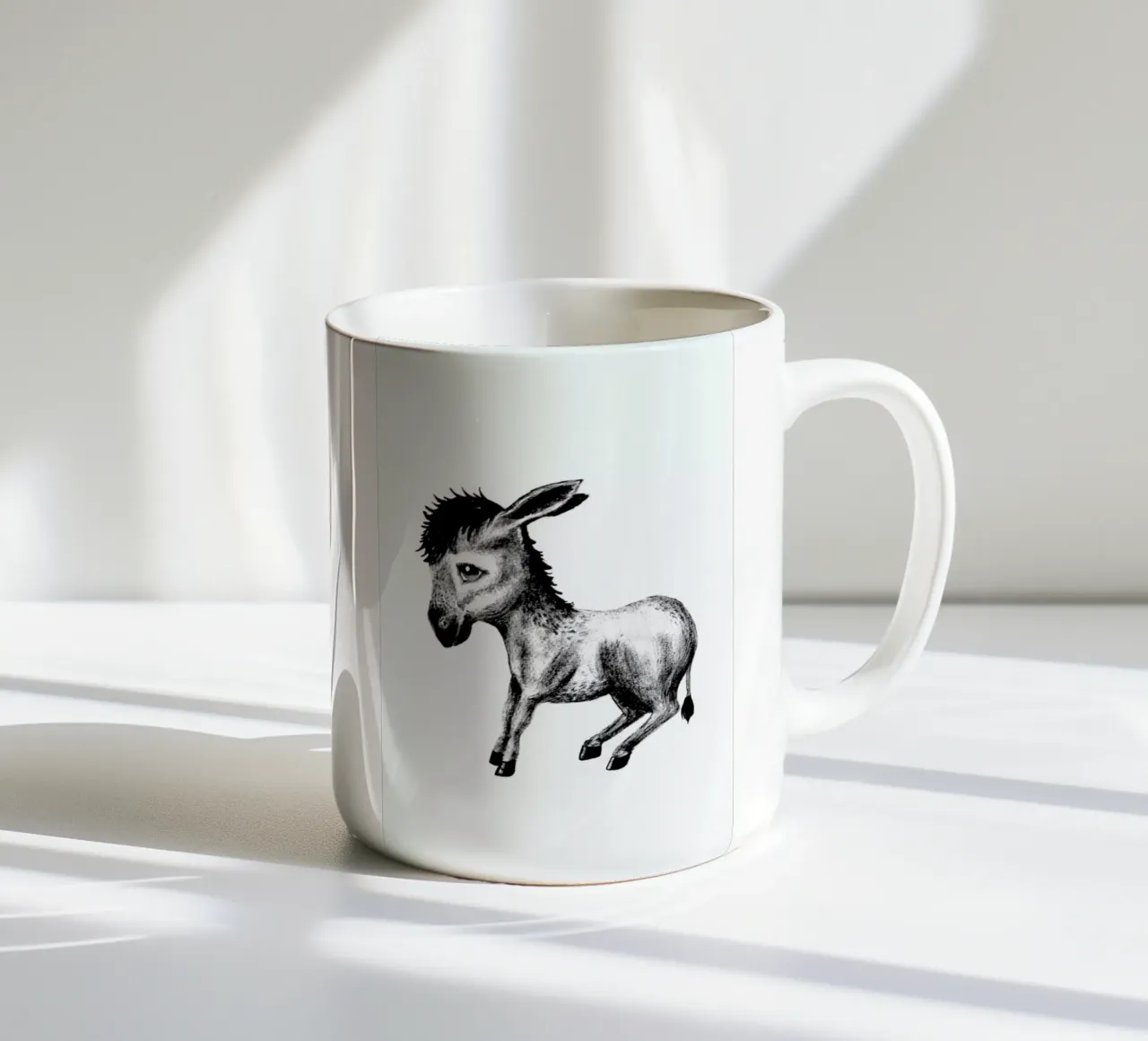 Donkey tazza in ceramica da Tvinkla