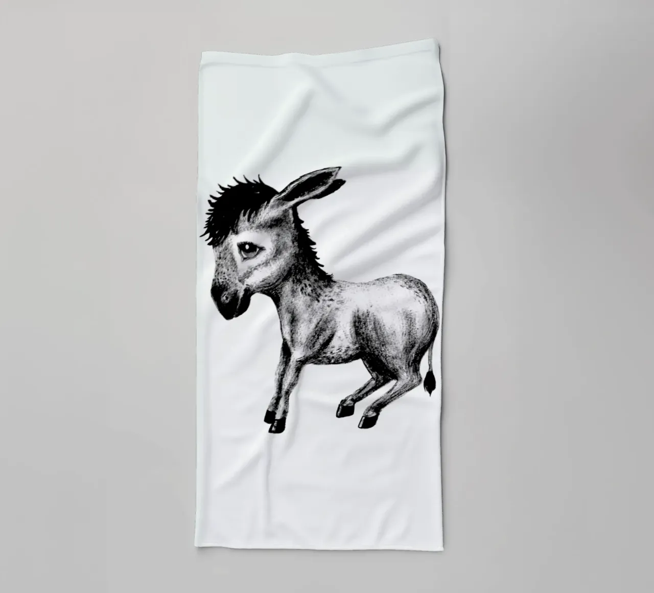 Donkey towel by Tvinkla