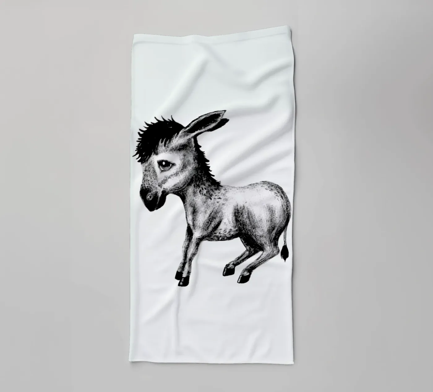 Donkey towel by Tvinkla