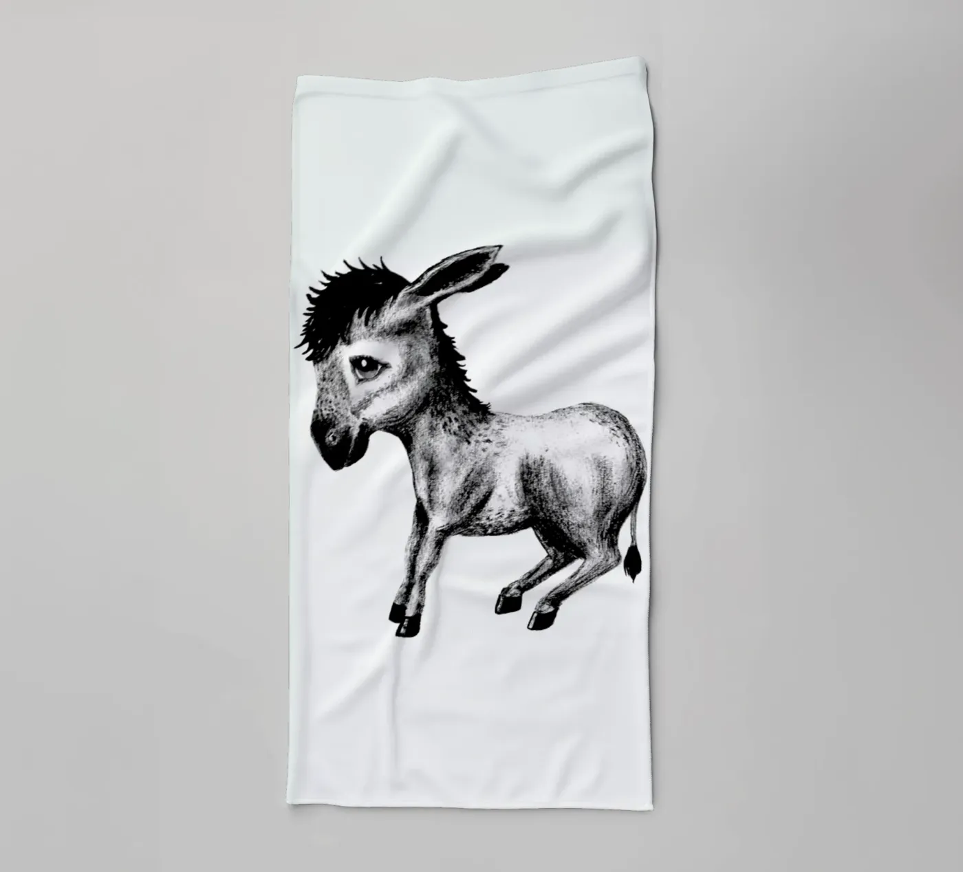 Donkey asciugamano da bagno da Tvinkla
