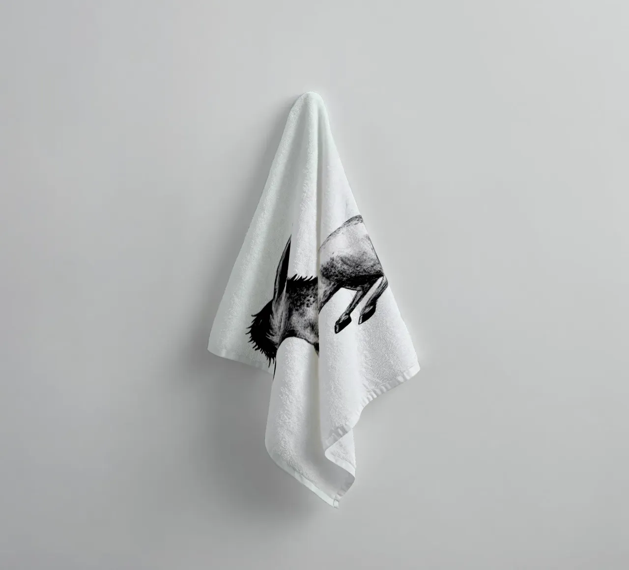 Donkey towel by Tvinkla