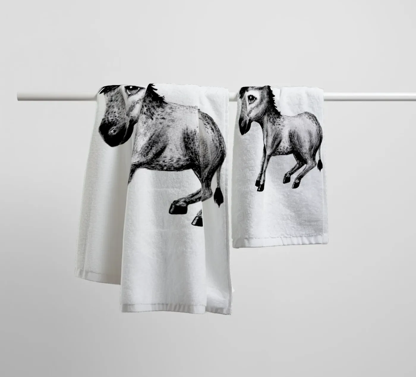 Donkey towel by Tvinkla