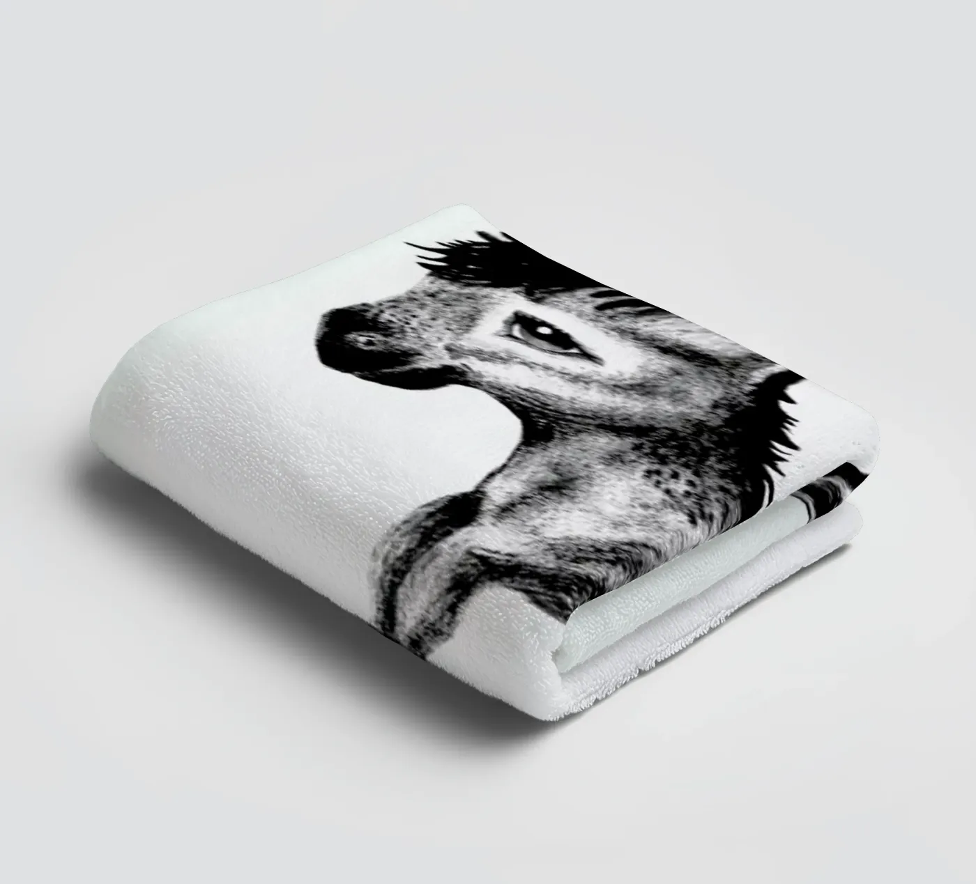 Donkey towel by Tvinkla