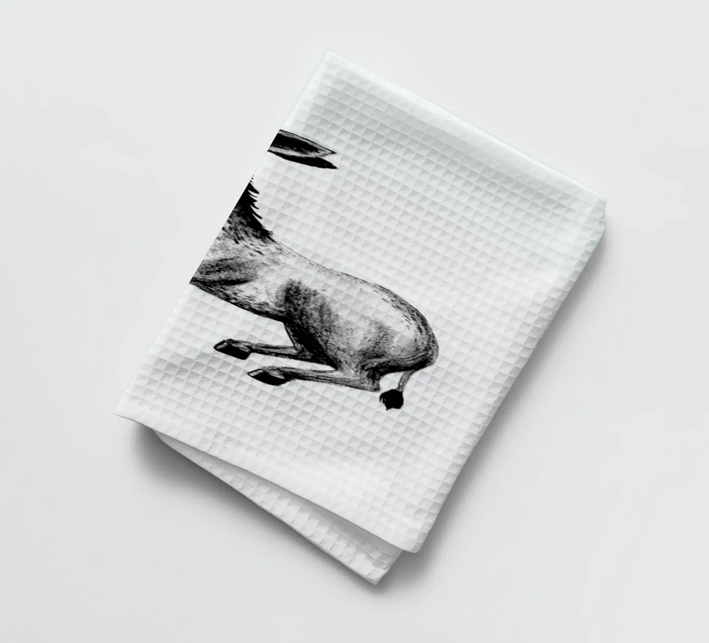 Donkey tea towel by Tvinkla