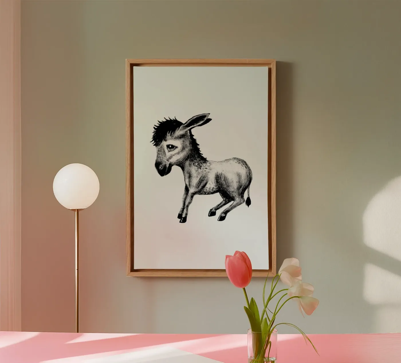Donkey canvas van Tvinkla