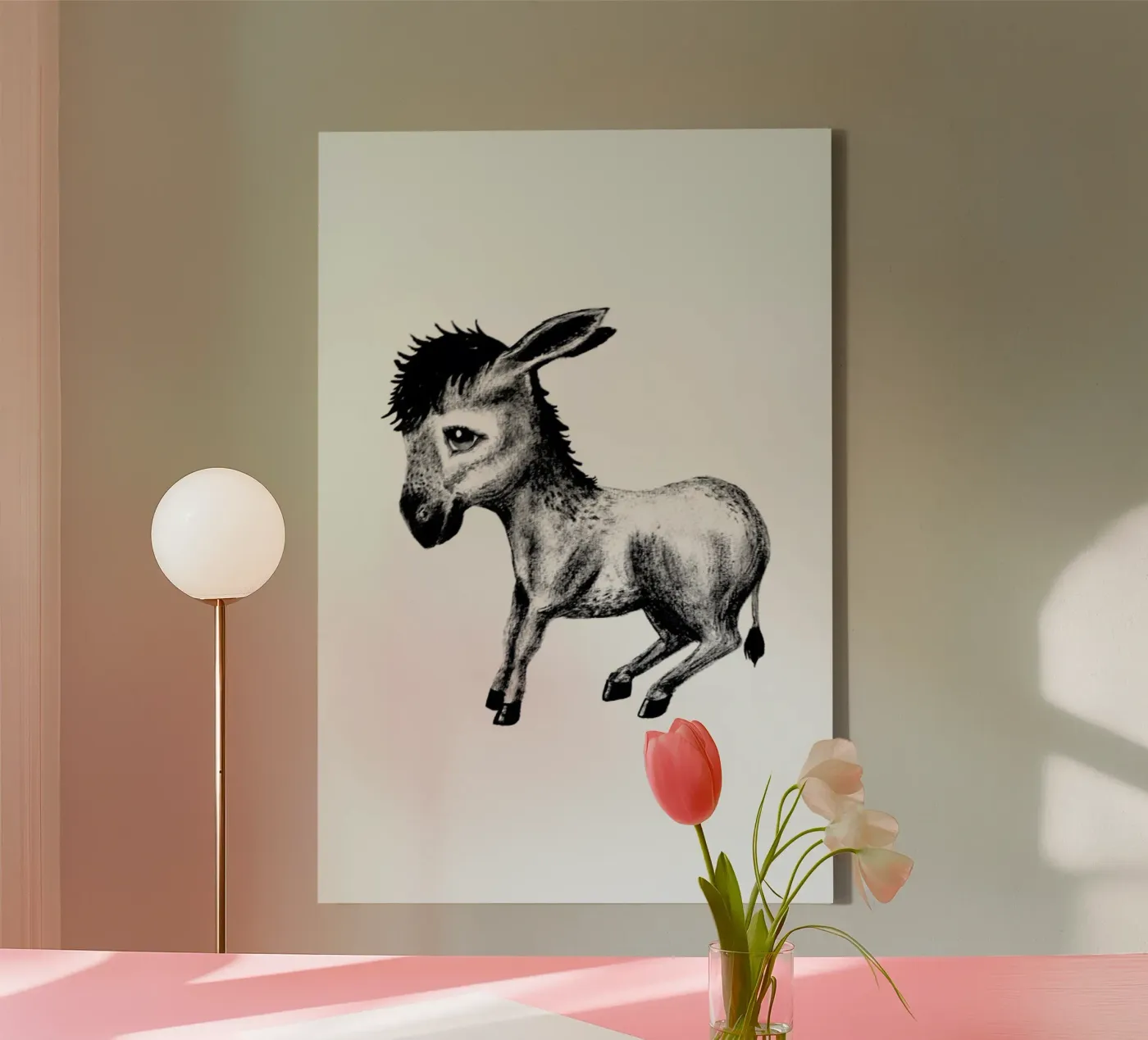 Donkey toile de Tvinkla