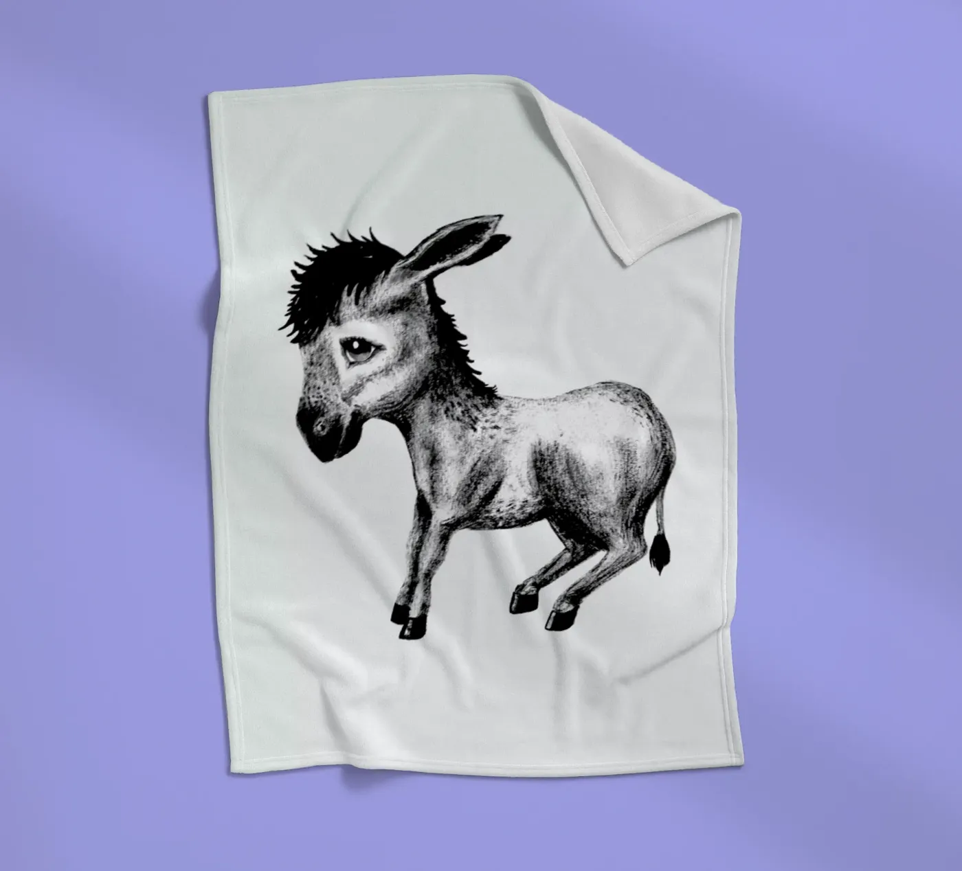Donkey fleecedeken van Tvinkla