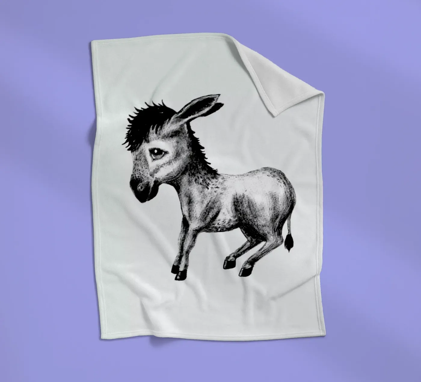 Donkey fleecedeken van Tvinkla