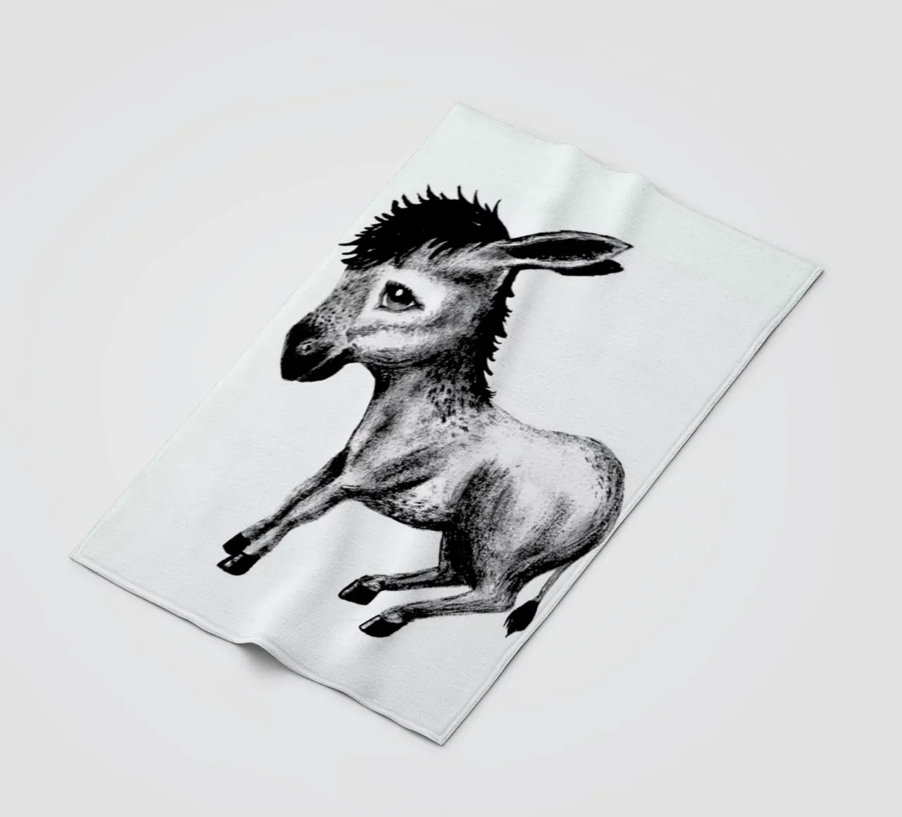 Donkey Fleecedecke von Tvinkla