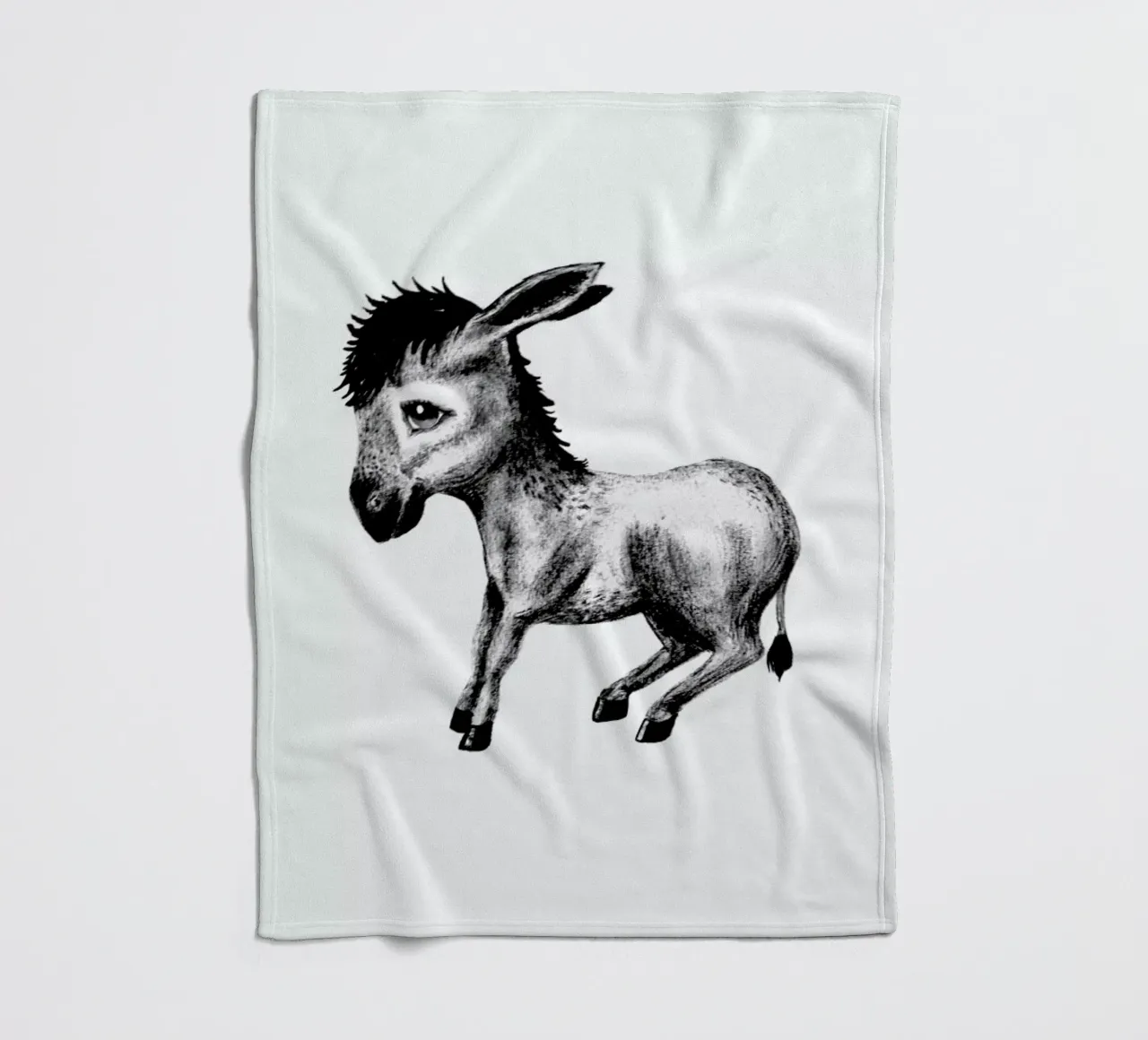 Donkey Fleecedecke von Tvinkla