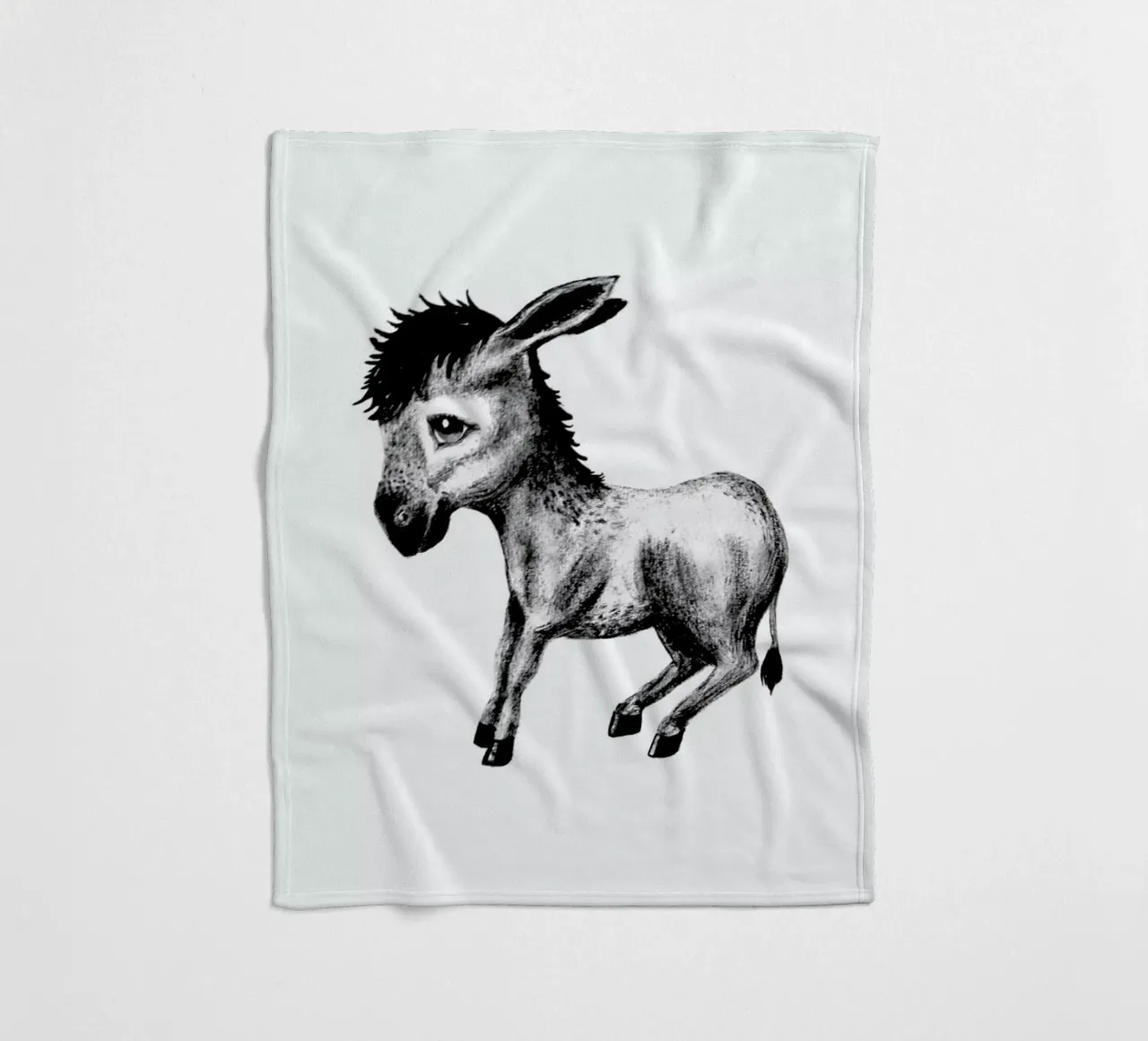 Donkey Fleecedecke von Tvinkla