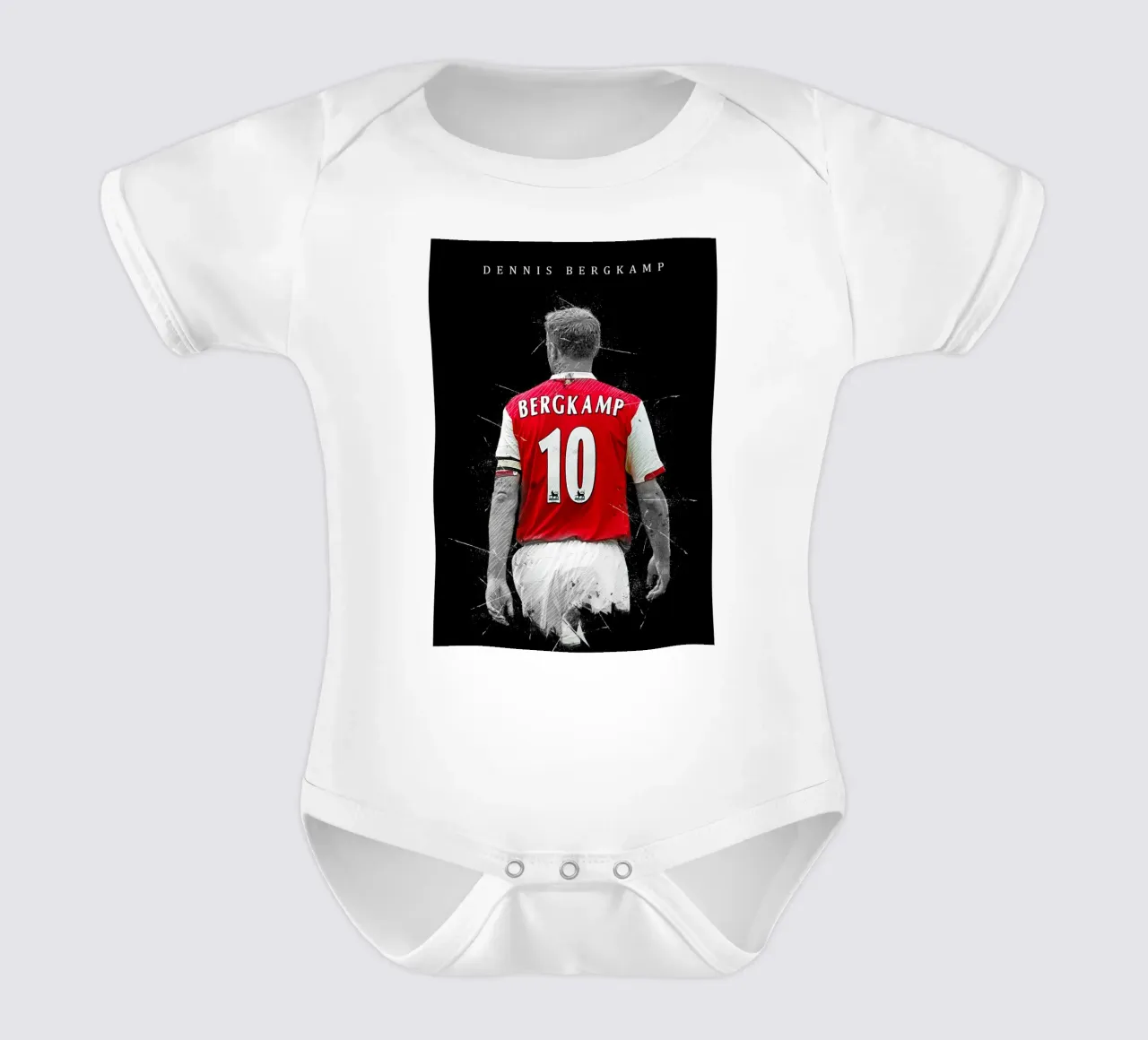 Dennis Bergkamp body neonato maniche corte da tenten