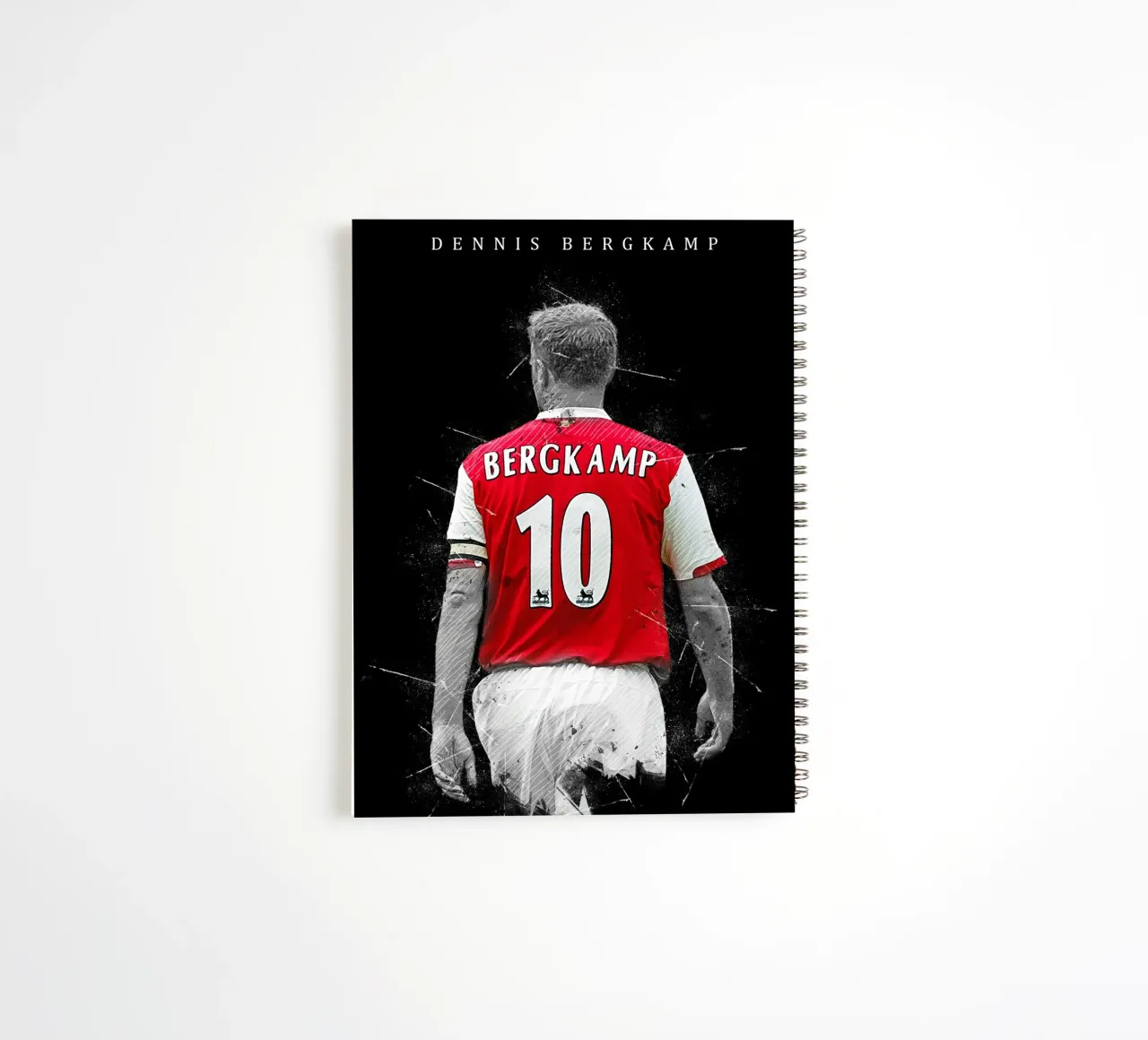 Dennis Bergkamp spiral notebook by tenten