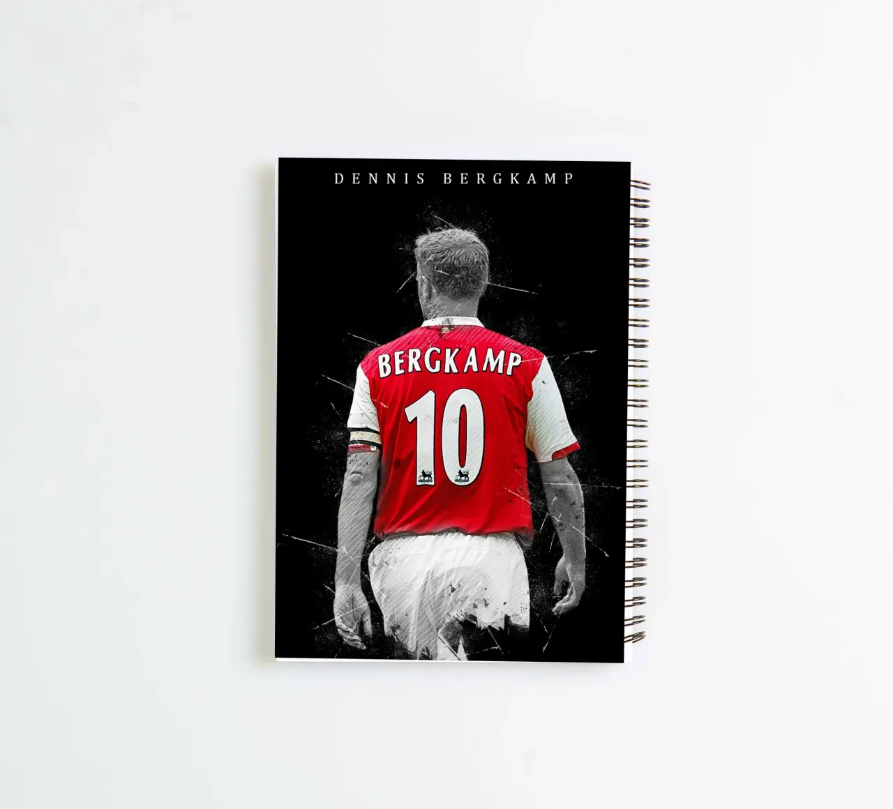 Dennis Bergkamp spiral notebook by tenten