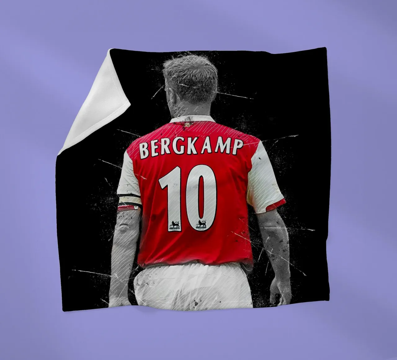 Dennis Bergkamp coperta in pile da tenten