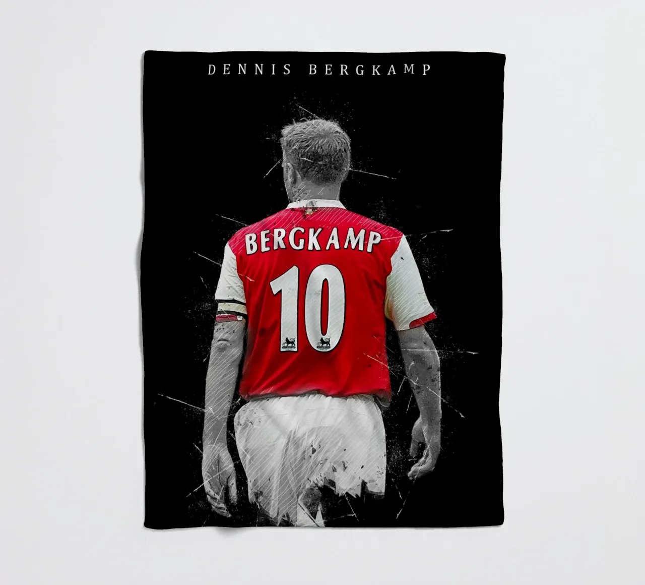 Dennis Bergkamp coperta in pile da tenten