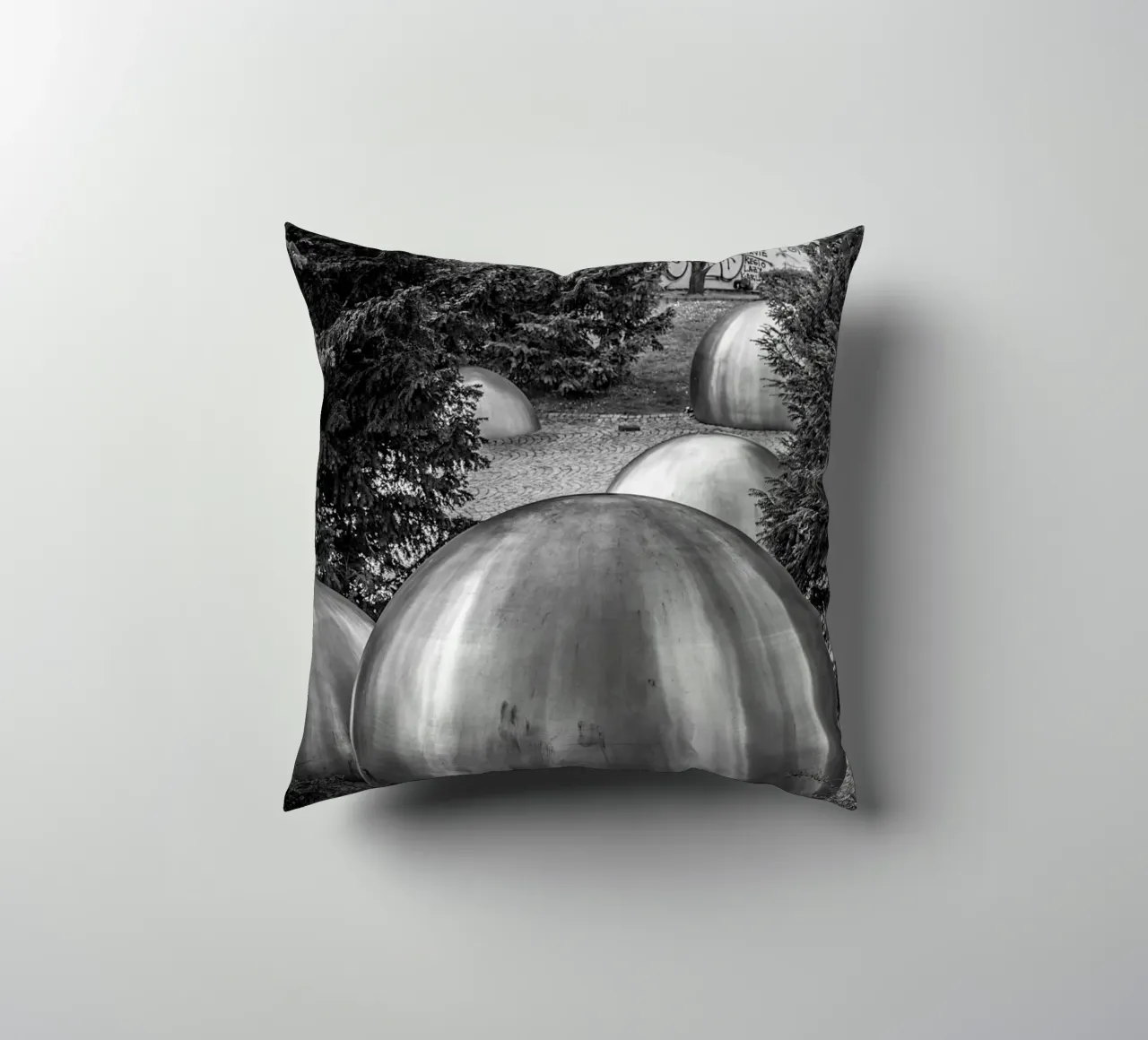 Balls and Trees decorative cushion by Edenart