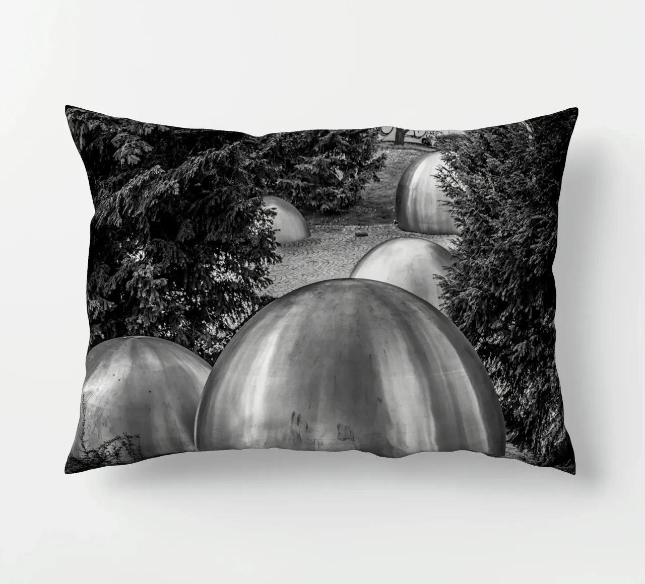 Balls and Trees decorative cushion by Edenart