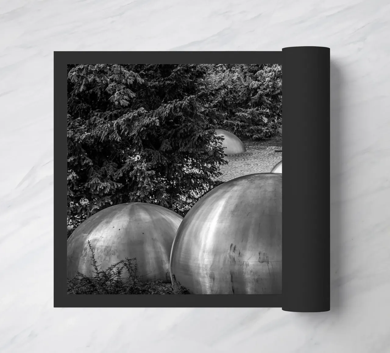 Balls and Trees doormat by Edenart