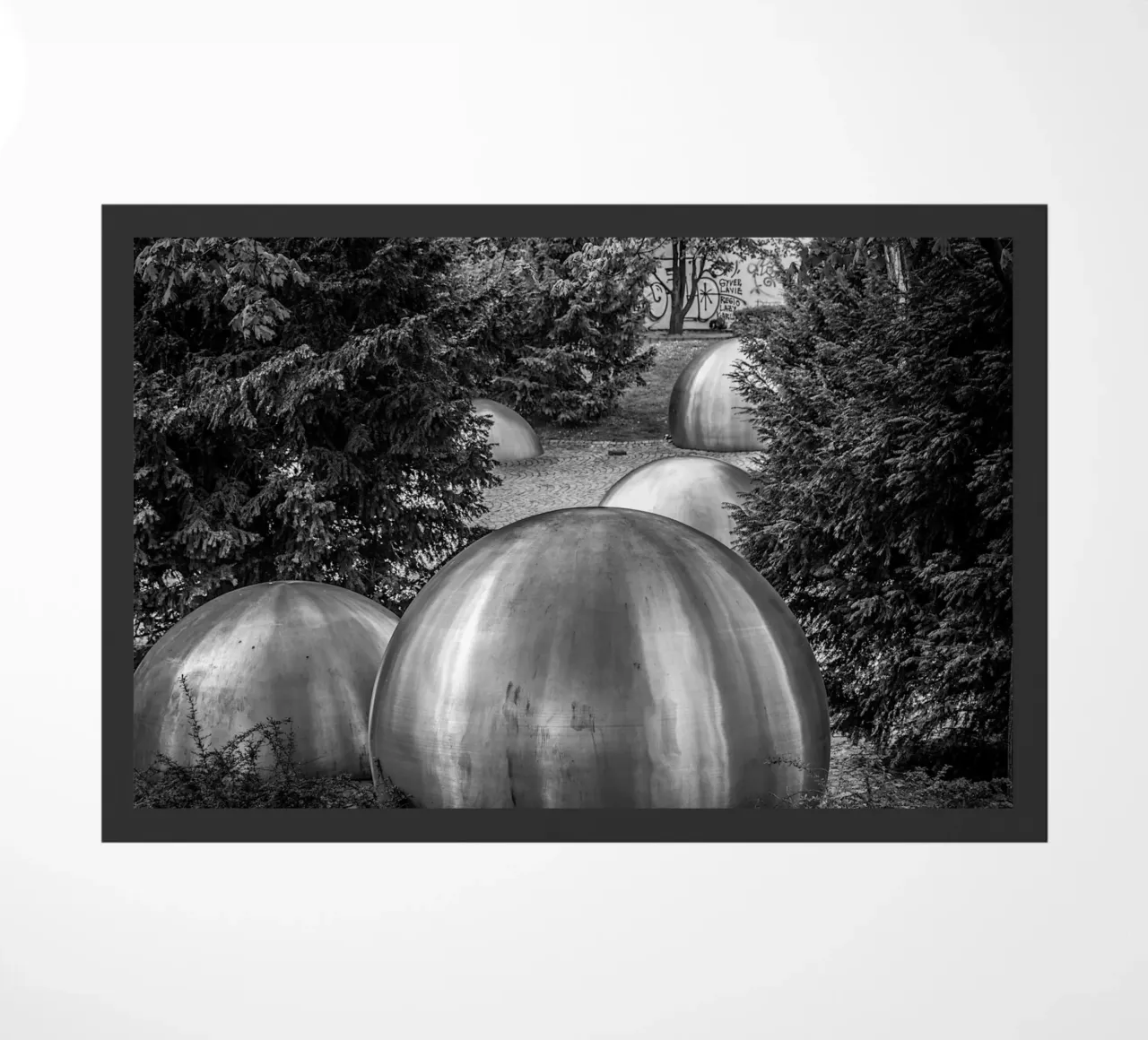 Balls and Trees doormat by Edenart