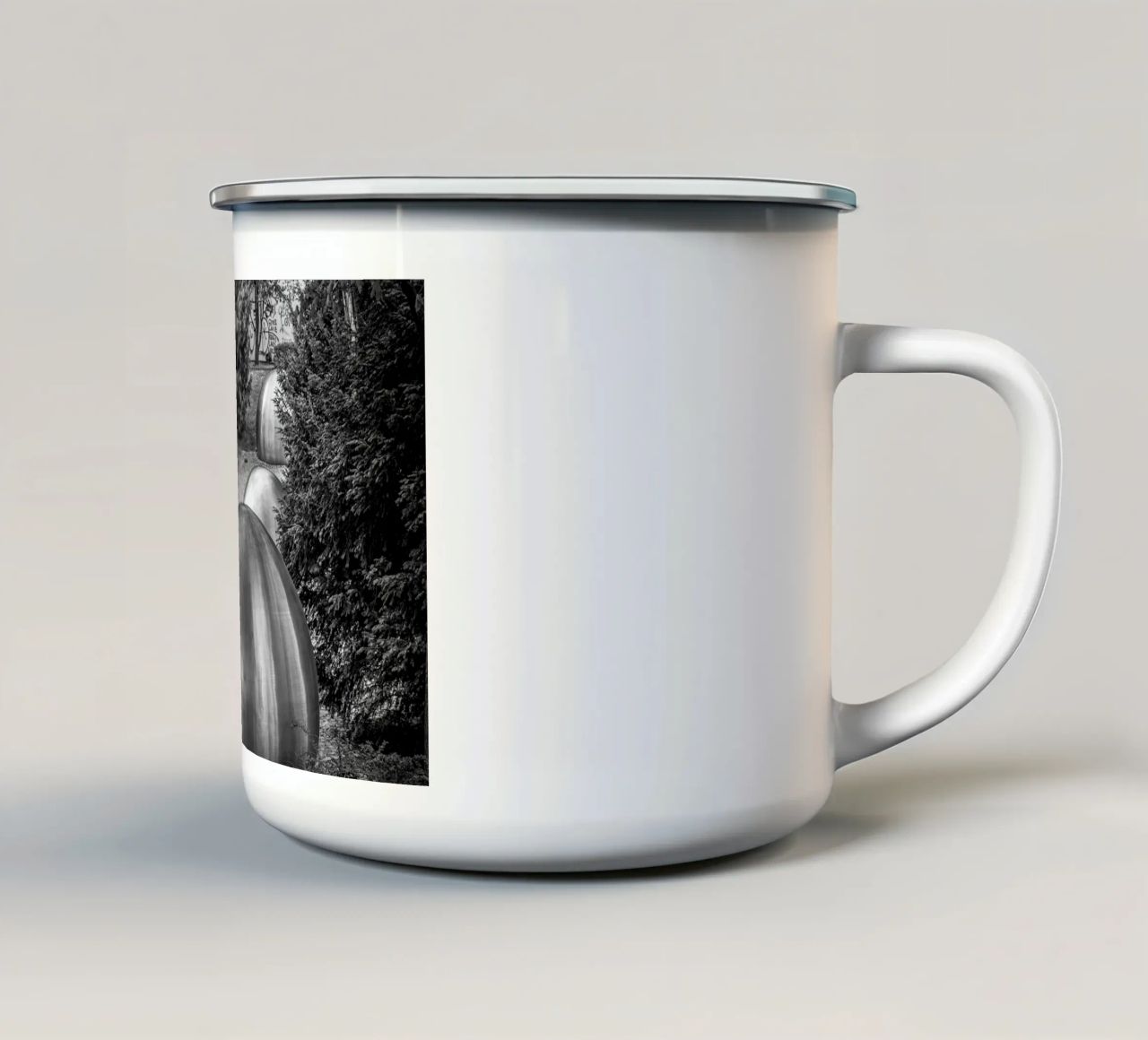 Palle e alberi tazza in smalto da Edenart