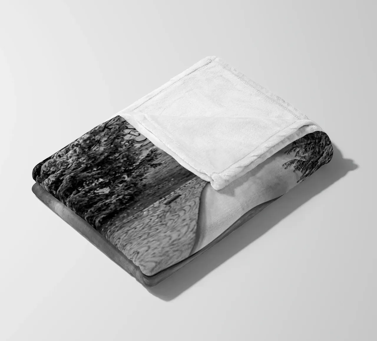 Balls and Trees fleece blanket by Edenart