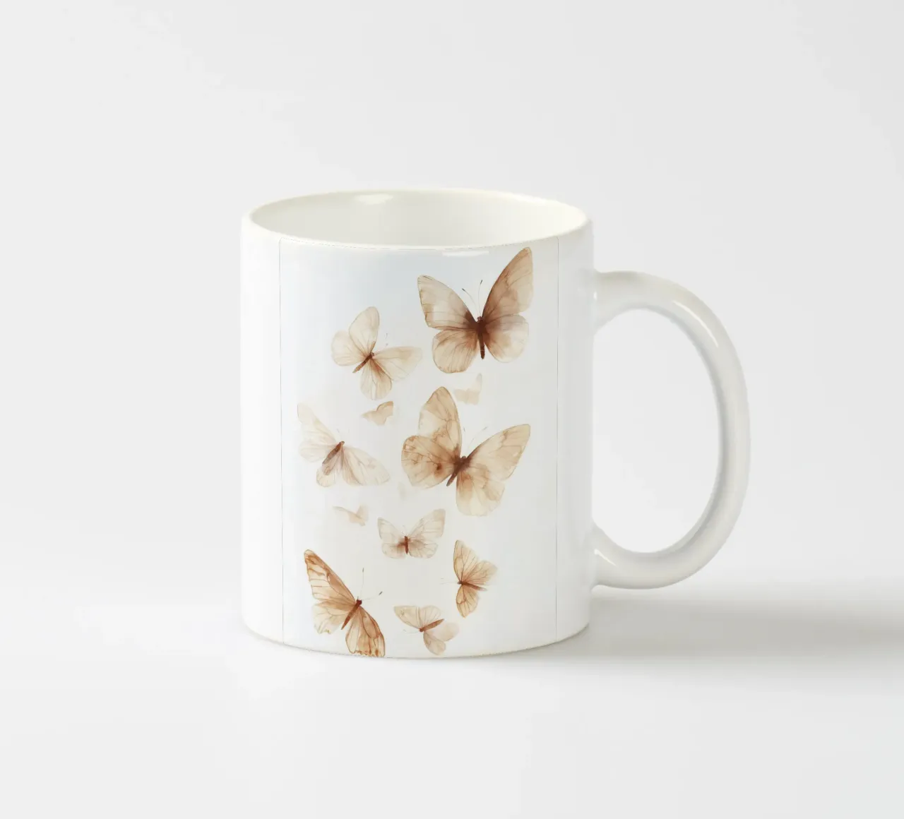 Pastel Butterflies tazza in ceramica da treechild