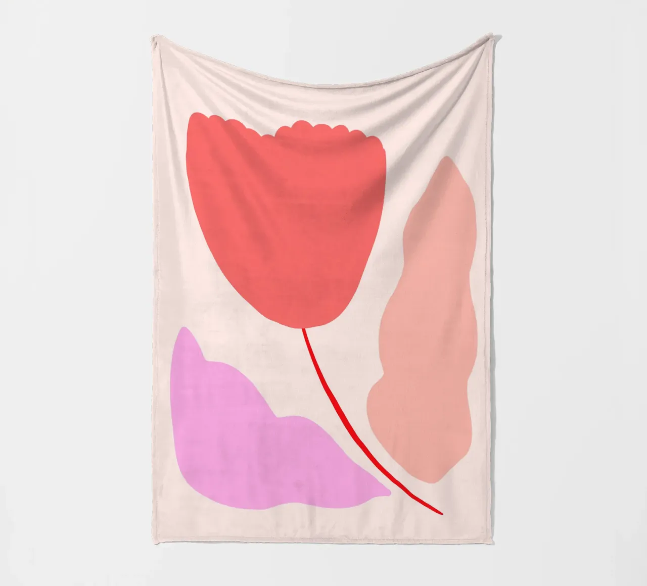 Simple Flower No 1 coperta in pile da treechild