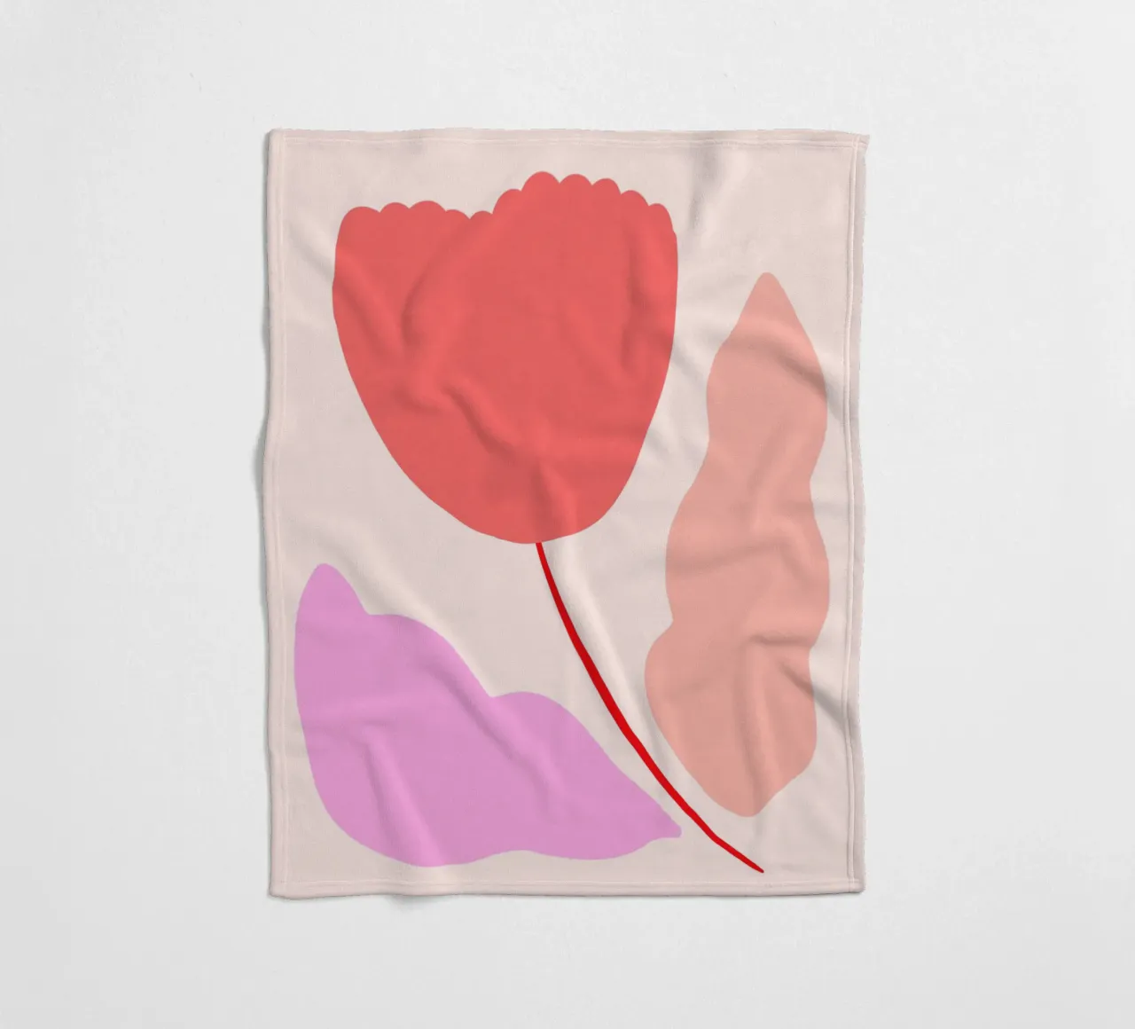Simple Flower No 1 coperta in pile da treechild