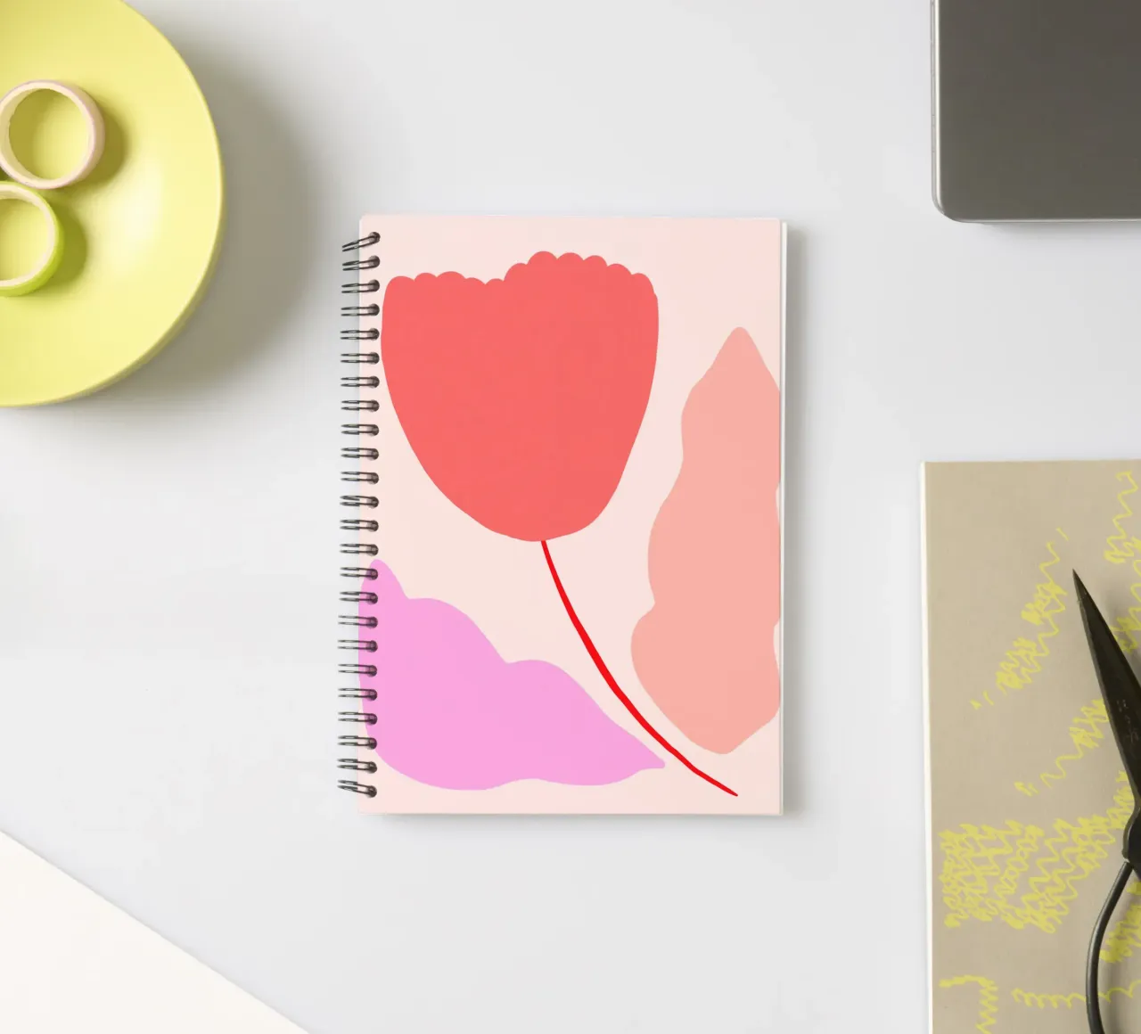 Simple Flower No 1 diario ad anelli da treechild