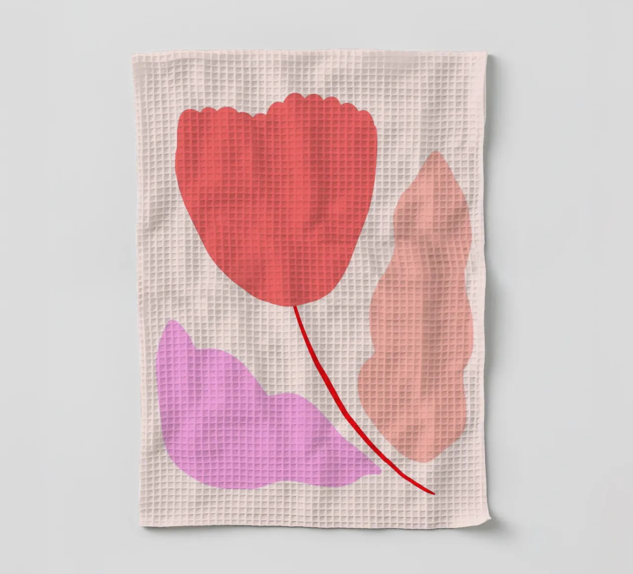 Simple Flower No 1 canovaccio da cucina da treechild