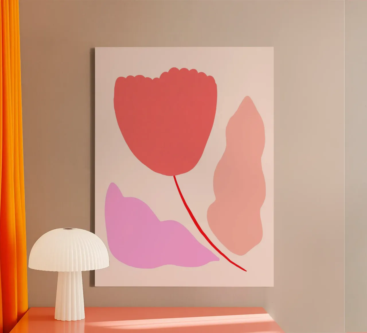 Simple Flower No 1 tela da treechild