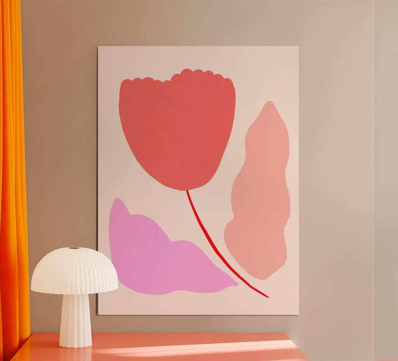 Simple Flower No 1 carta hahnemühle da treechild