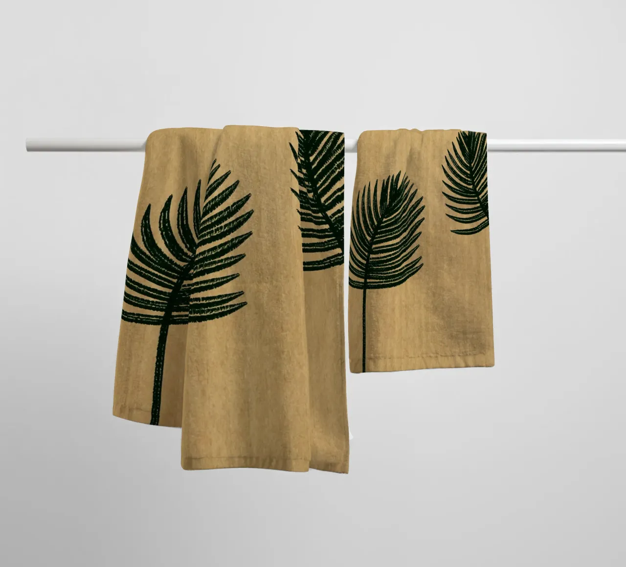 Vibrant Strokes towel by Mathudace Créas