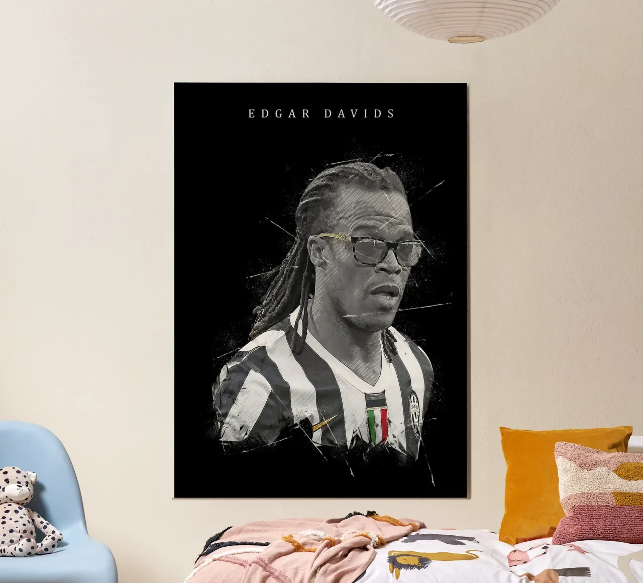 Edgar Davids alluminio dibond da tenten